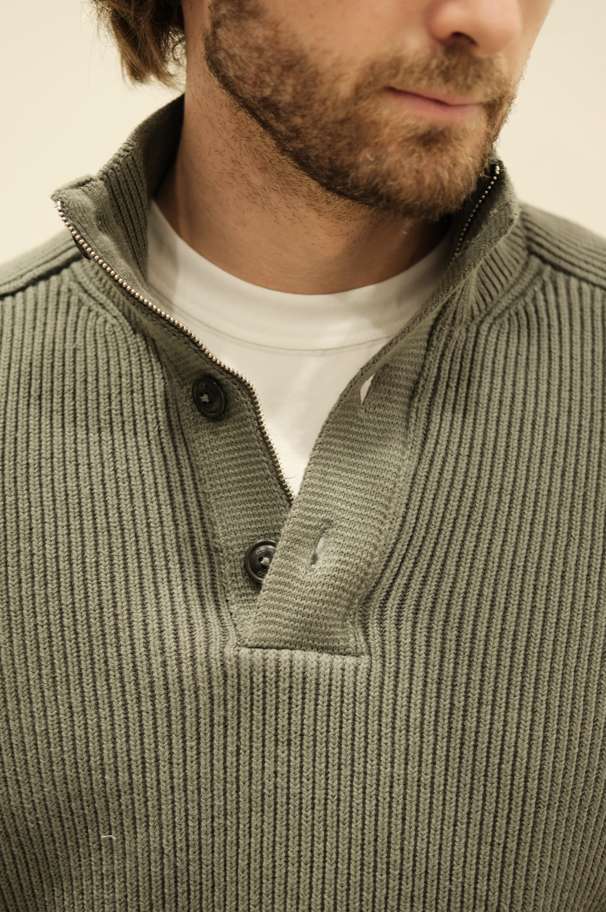 C.P.Company Maglia Polo In Full Rib Gunmetal