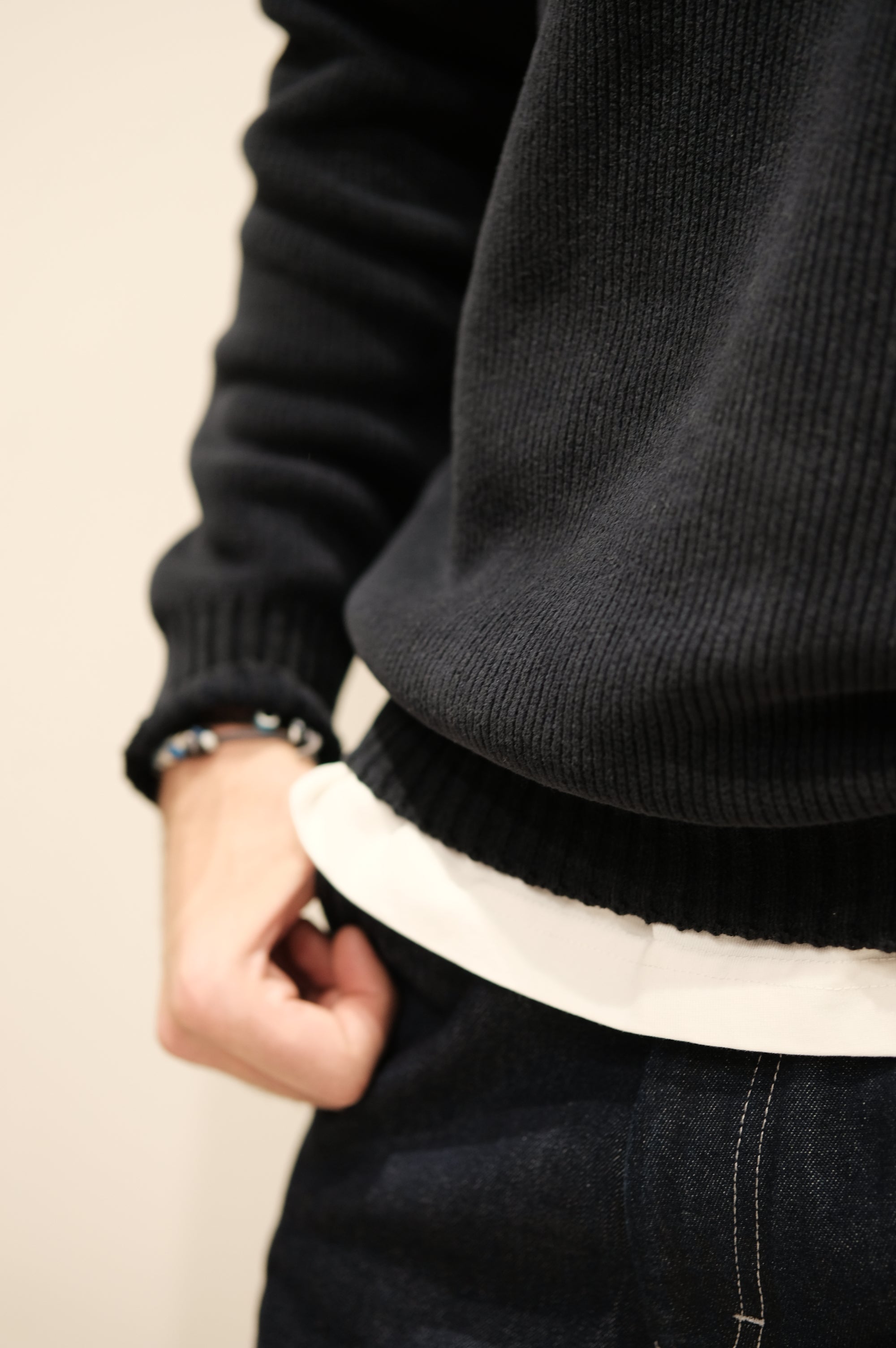 C.P. Company Maglia Polo Chenille Cotton Total Eclipse