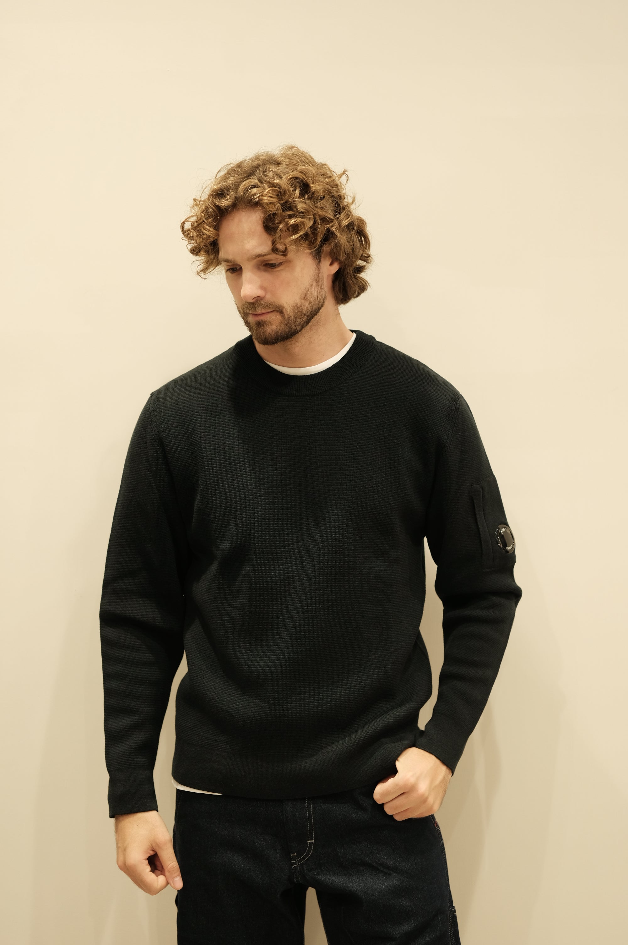 C.P. Company Crewneck Re-Wool Jet Set