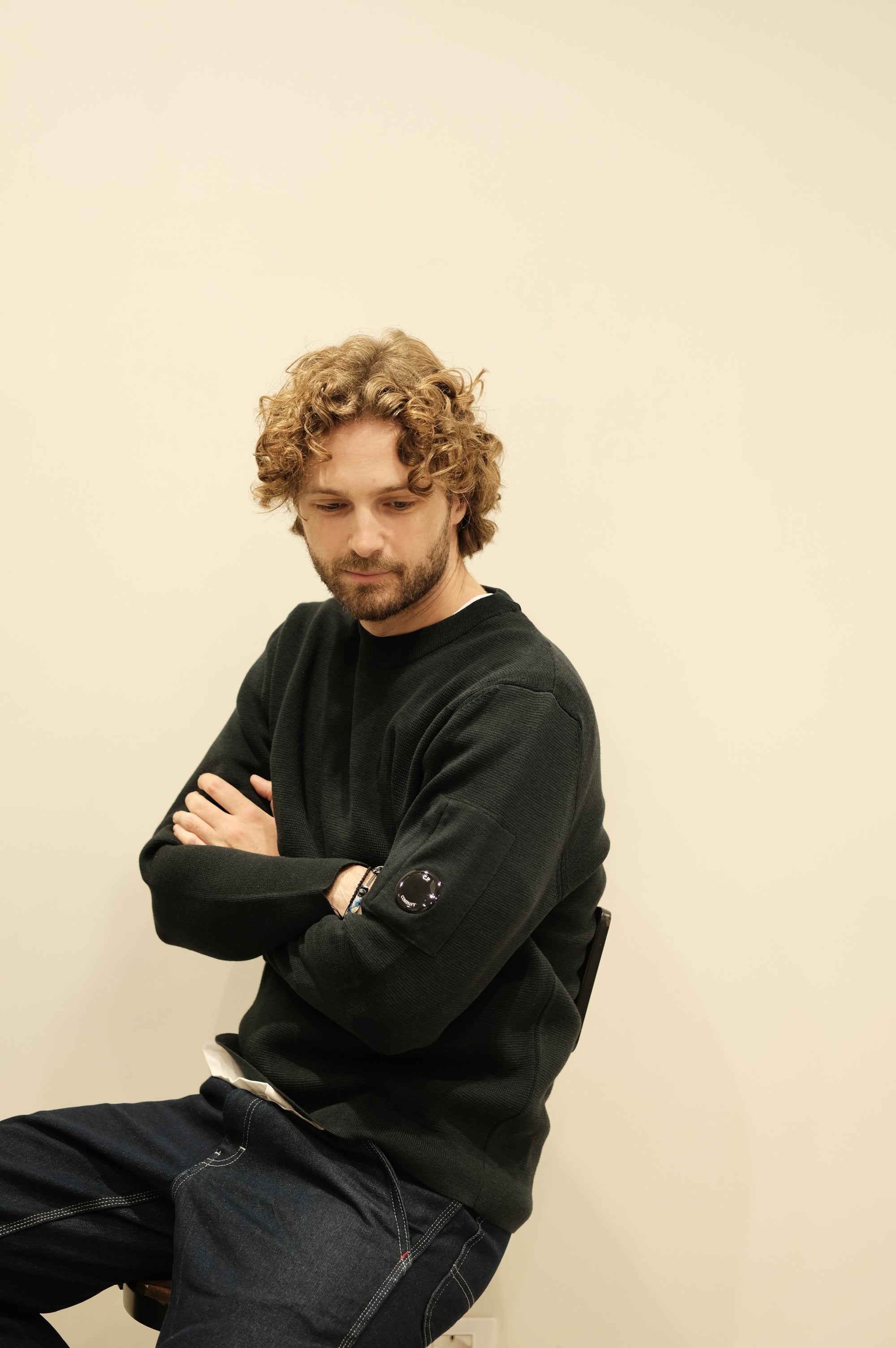 C.P. Company Crewneck Re-Wool Jet Set