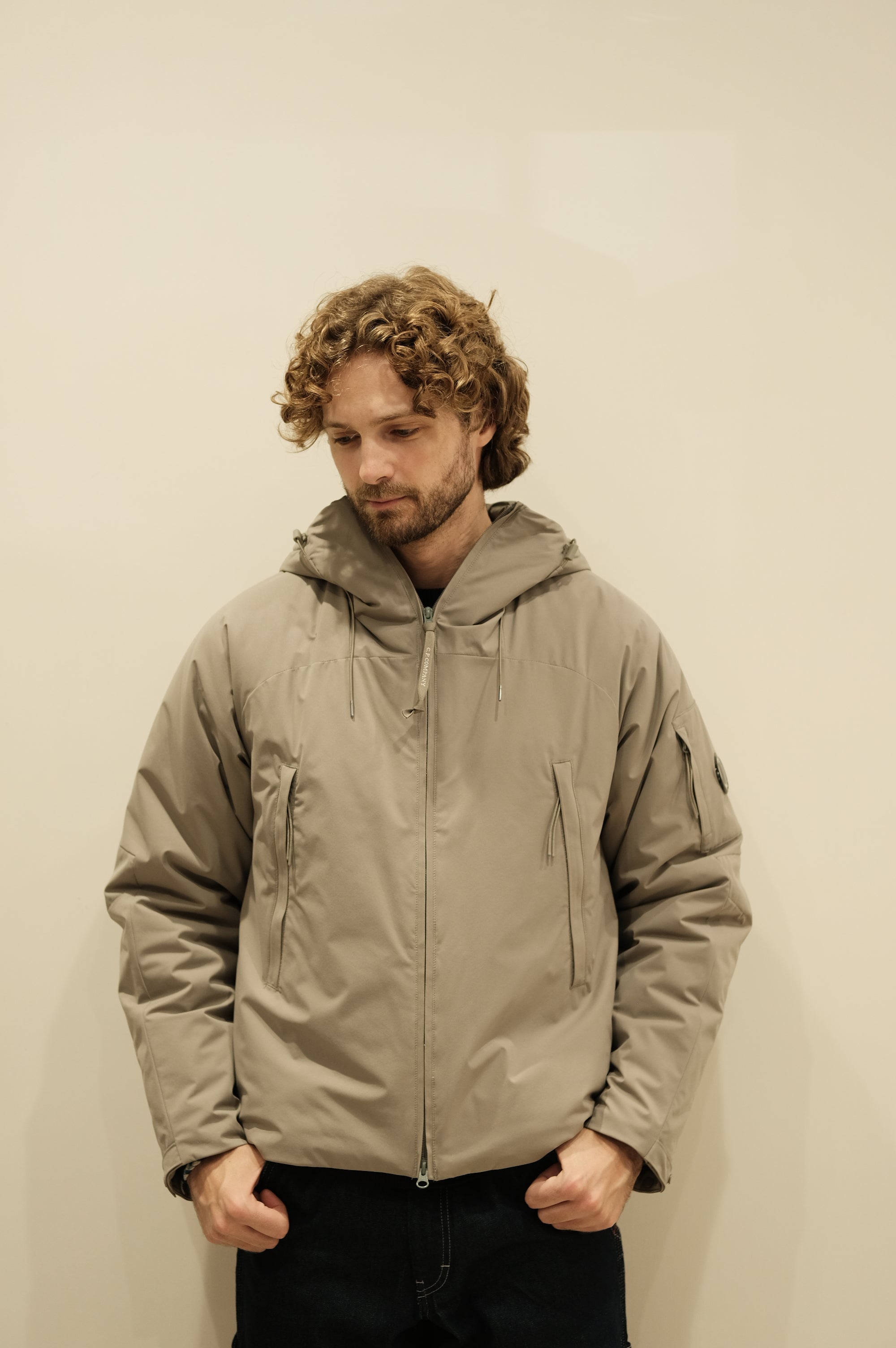 C.P.Company Pro-Tek Hooded Padded Jacket Fallen Rock
