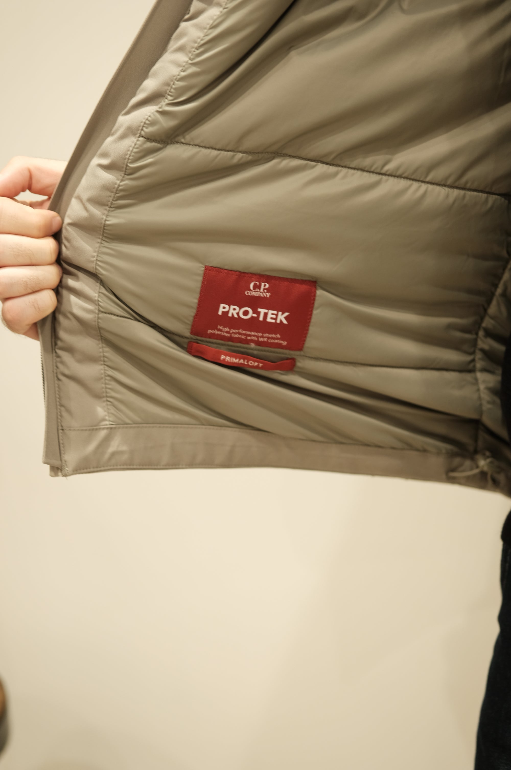 C.P.Company Pro-Tek Hooded Padded Jacket Fallen Rock
