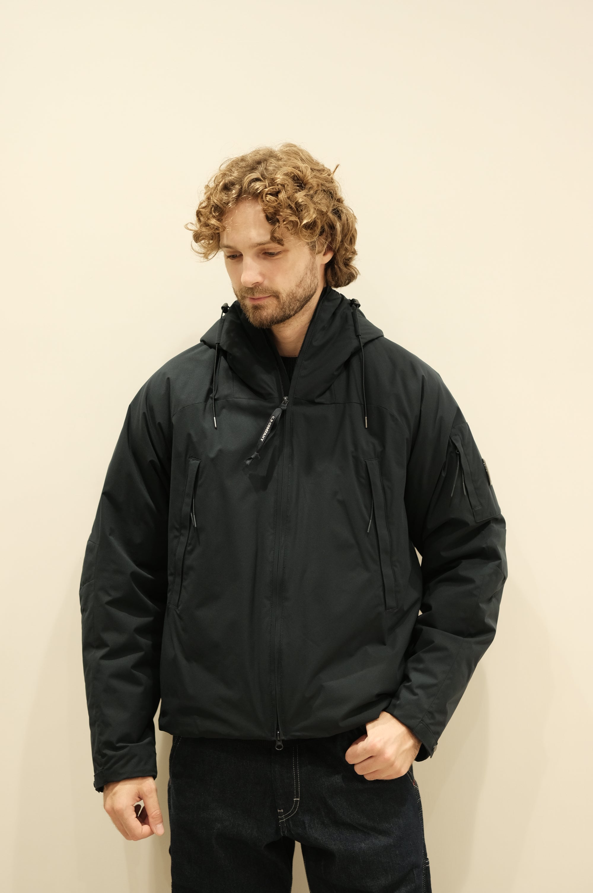 C.P.Company Pro-Tek Hooded Padded Jacket Total Eclipse
