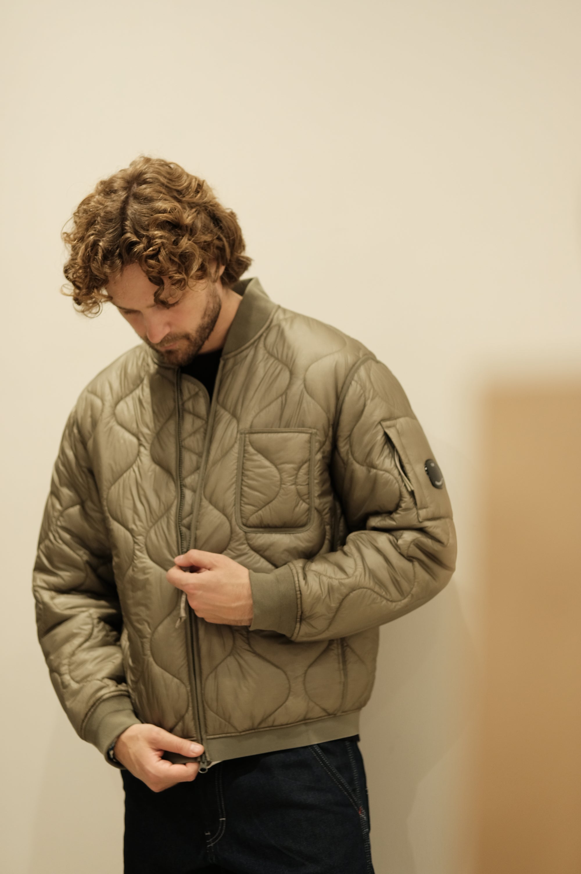 C.P.Company Liner Bomber Jacket Fallen Rock