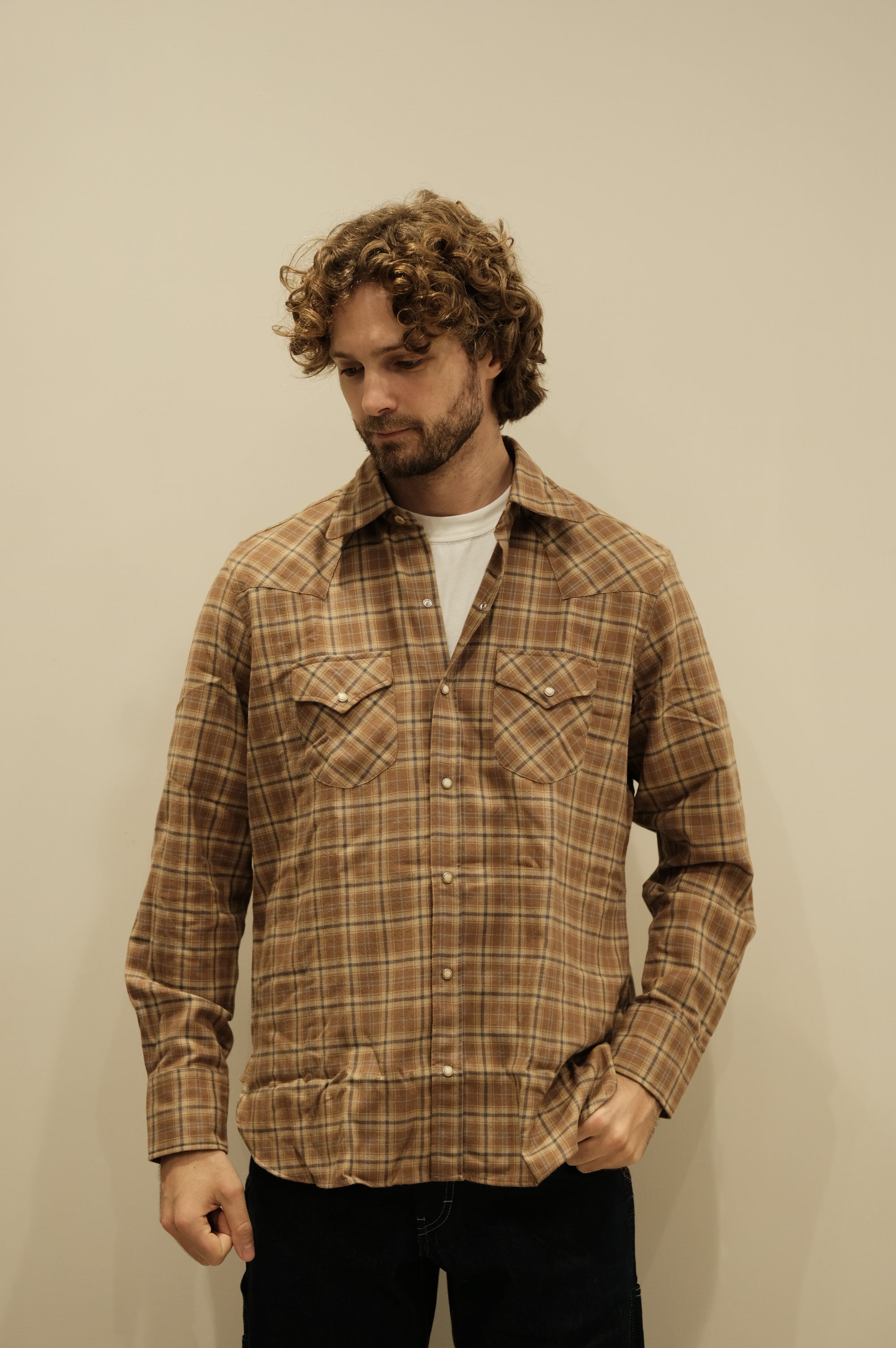 Fortela Ntex Flannel Texan Shirt Brown