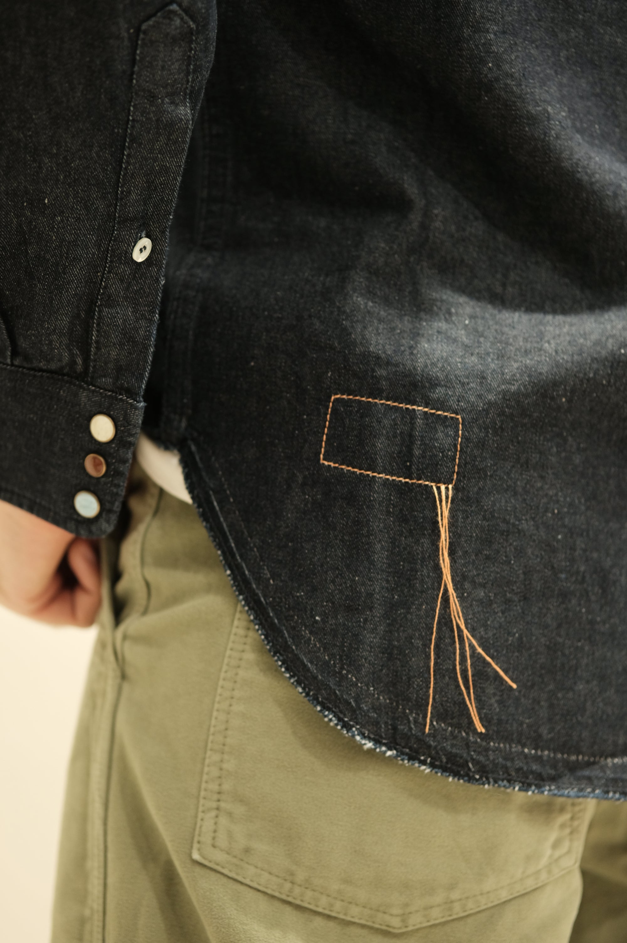 Fortela Pasadena Denim Indigo Texan Shirt D368