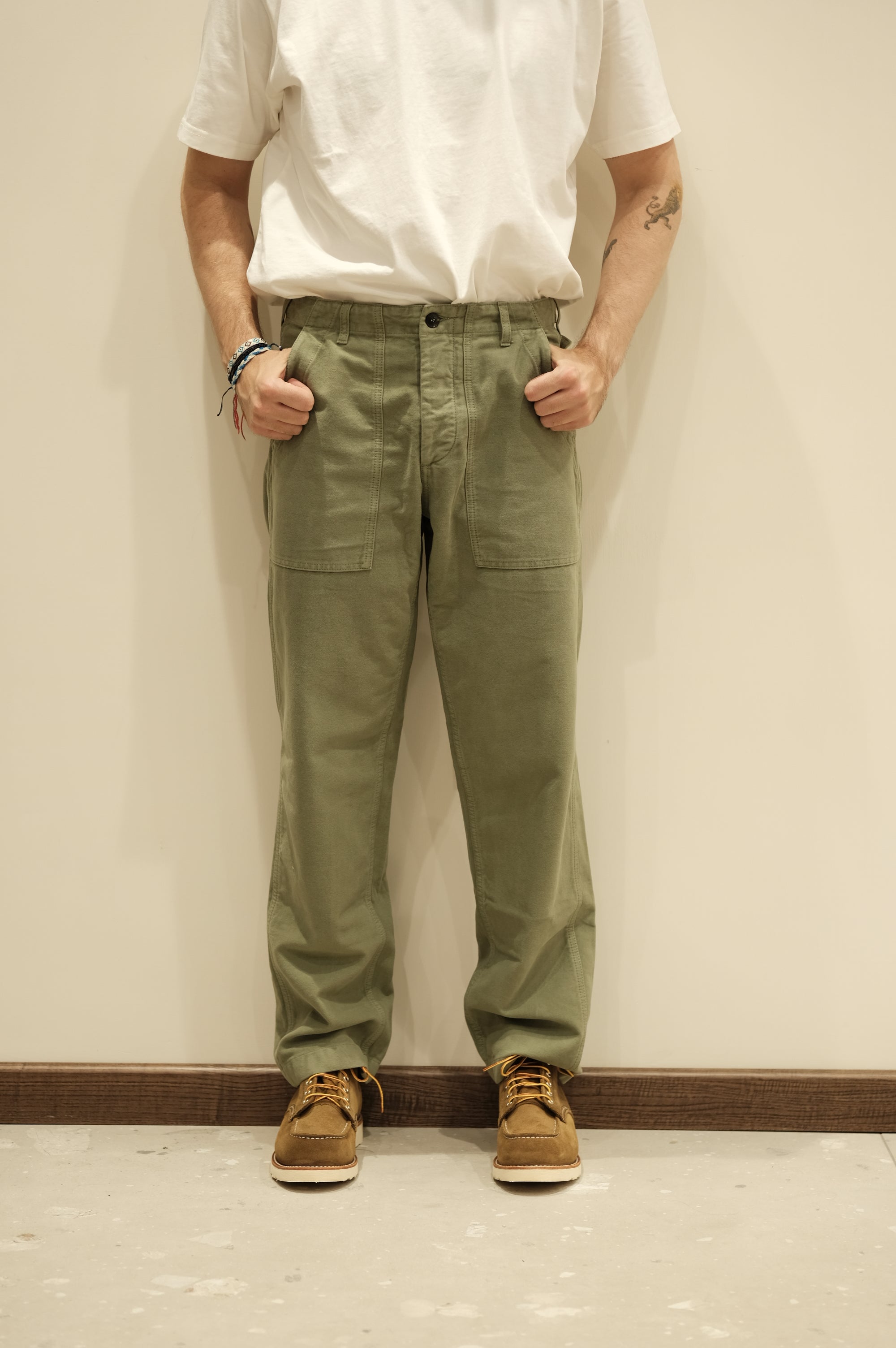 Fortela Pantalone Fatigue Moleskin Loden