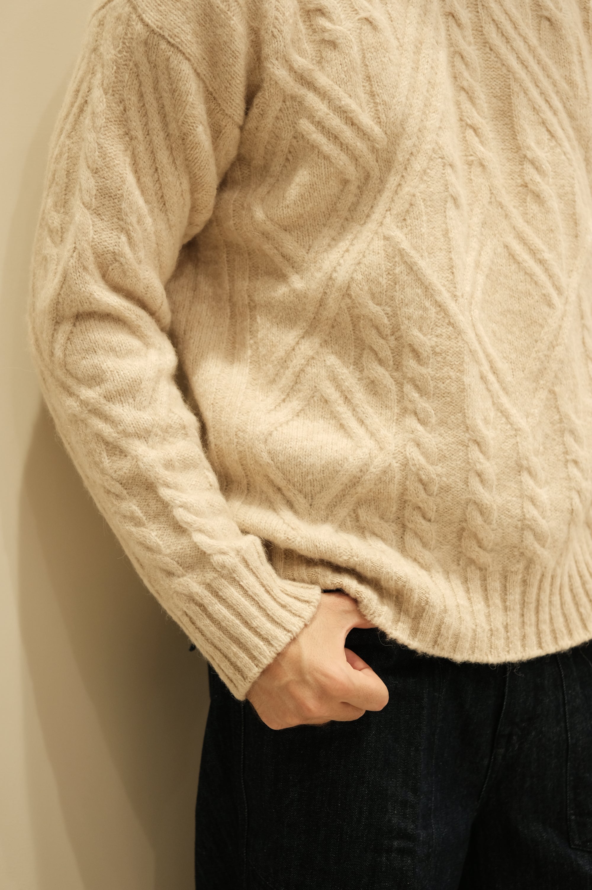 Gallia Maglia Alpaca Garre Perla