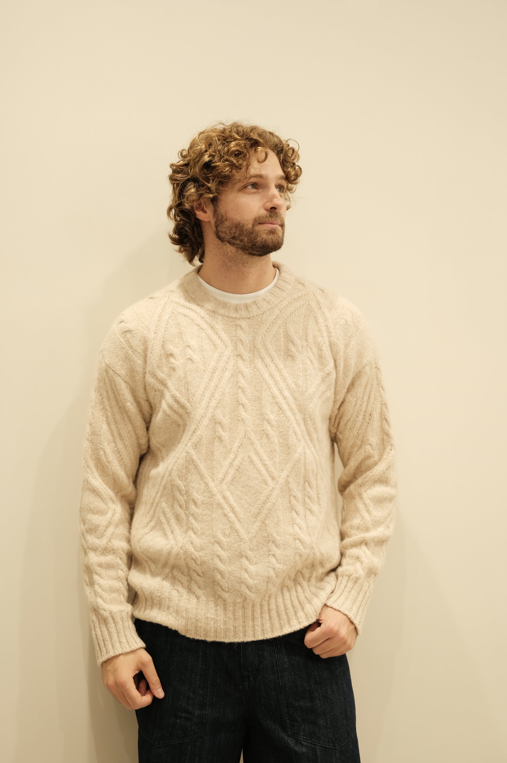 Gallia Maglia Alpaca Garre Perla