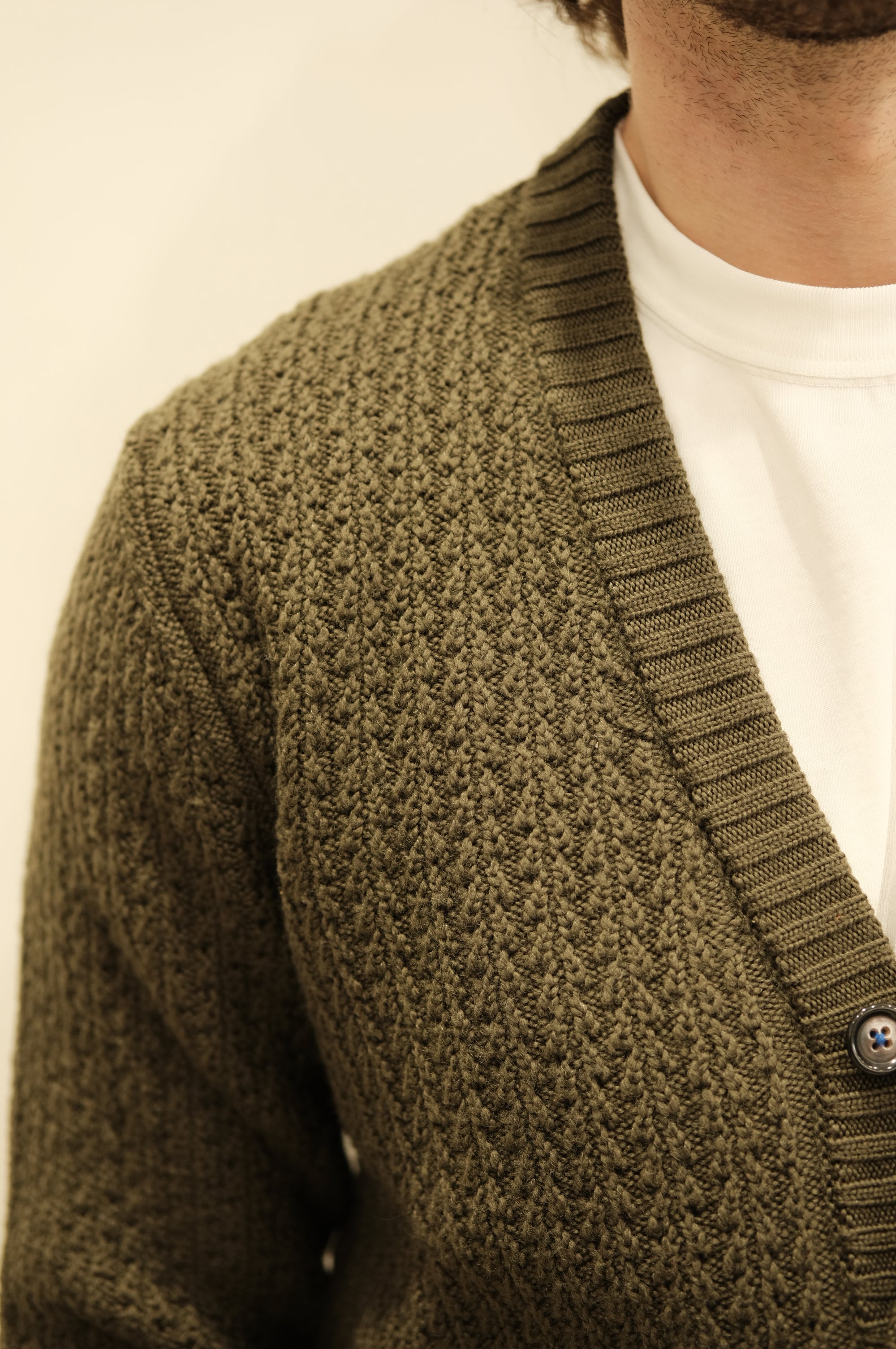 Gallia Cardigan Bukowsky Military Green