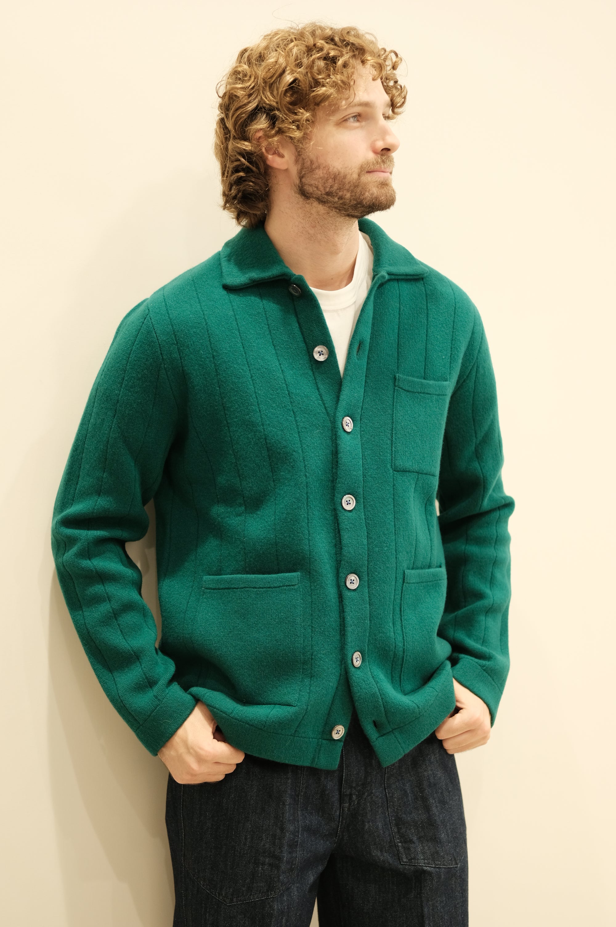 Gallia Maglia Cardigan Sting Foresta