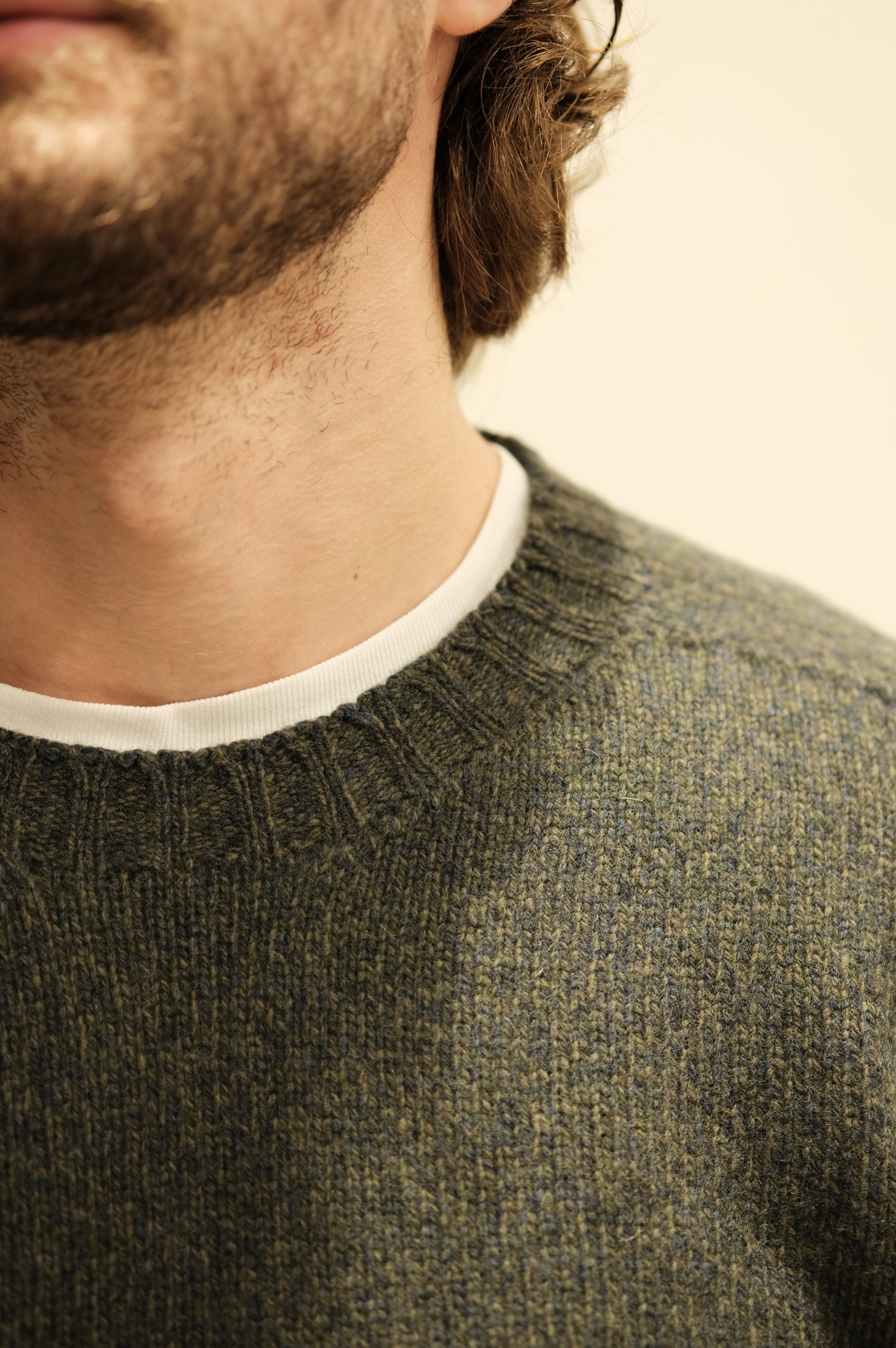 Gaffi & Co. Maglia Girocollo Moulinè St.Michael Bosco
