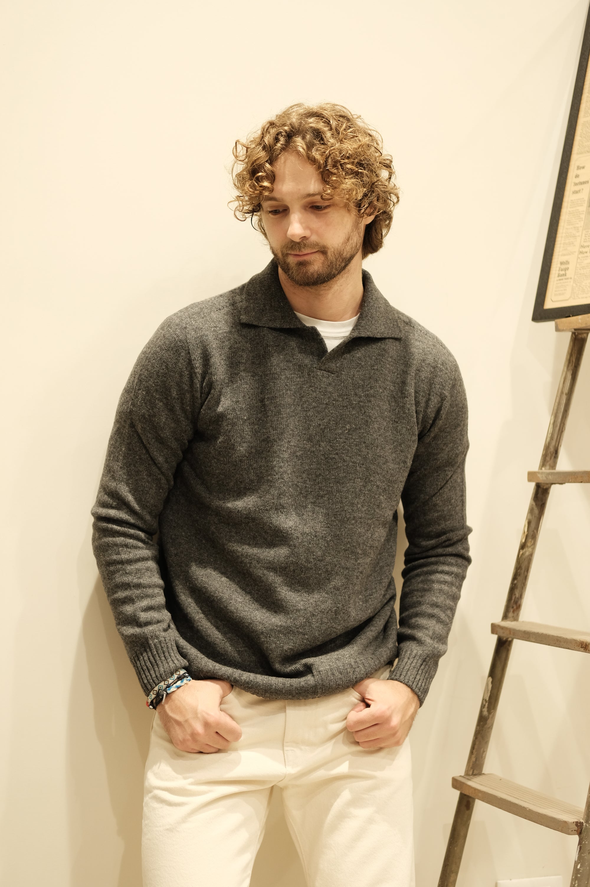 Gaffi & Co. Polo Wimbledon Grigio Scuro