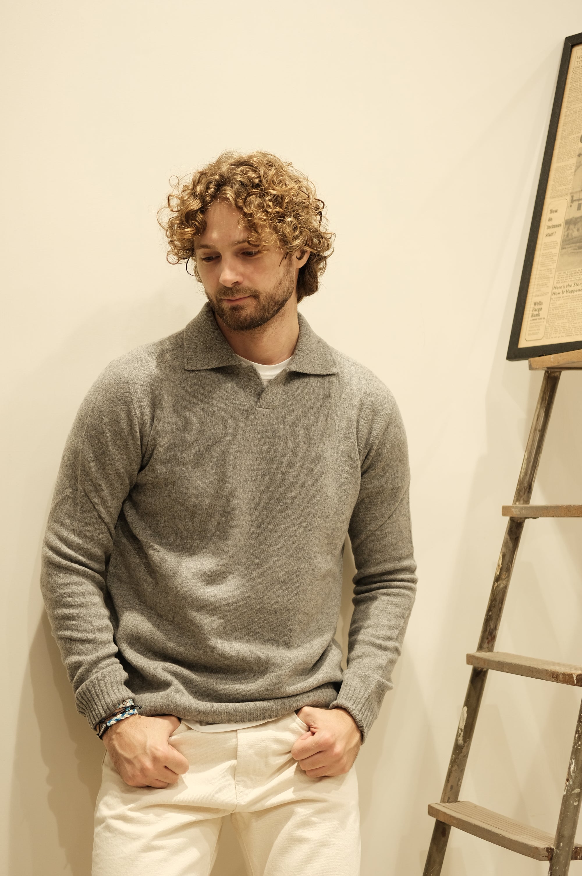 Gaffi & Co. Polo Wimbledon Grigio