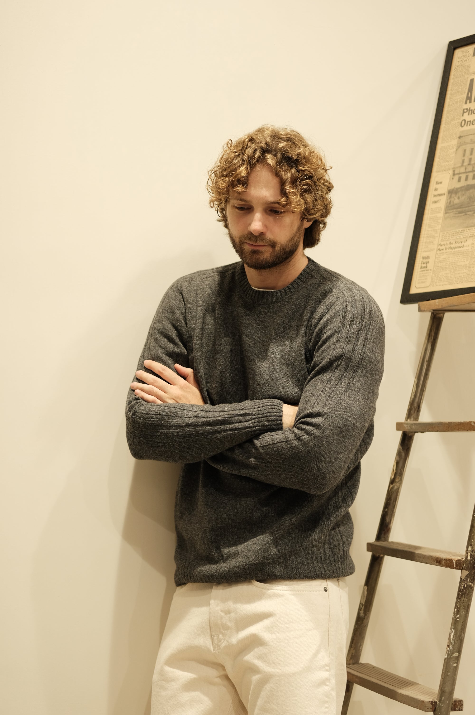 Gaffi & Co. Maglia Girocollo 1.5580 Grigio Scuro