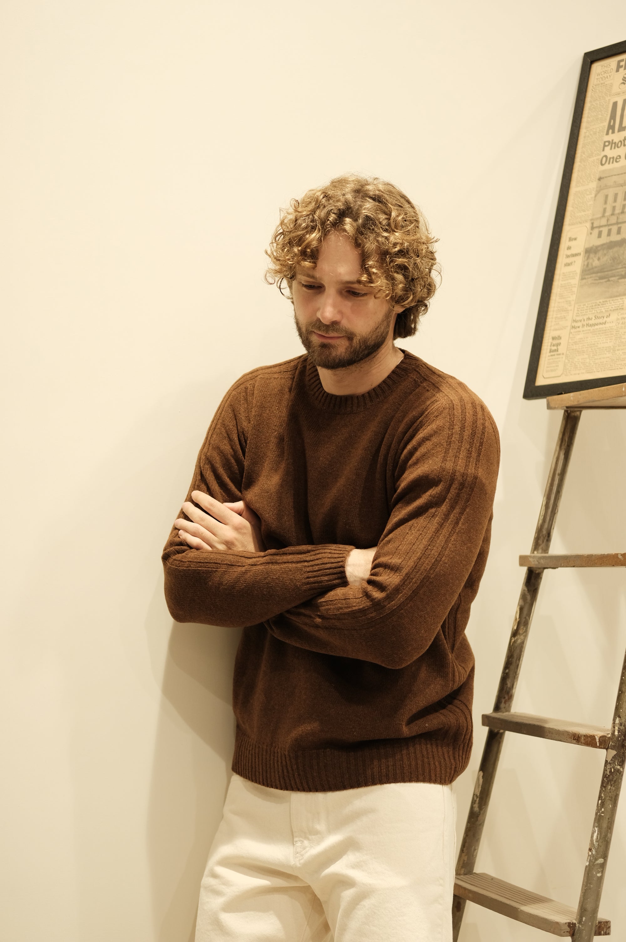 Gaffi & Co. Maglia Girocollo Aberdeen Tabacco