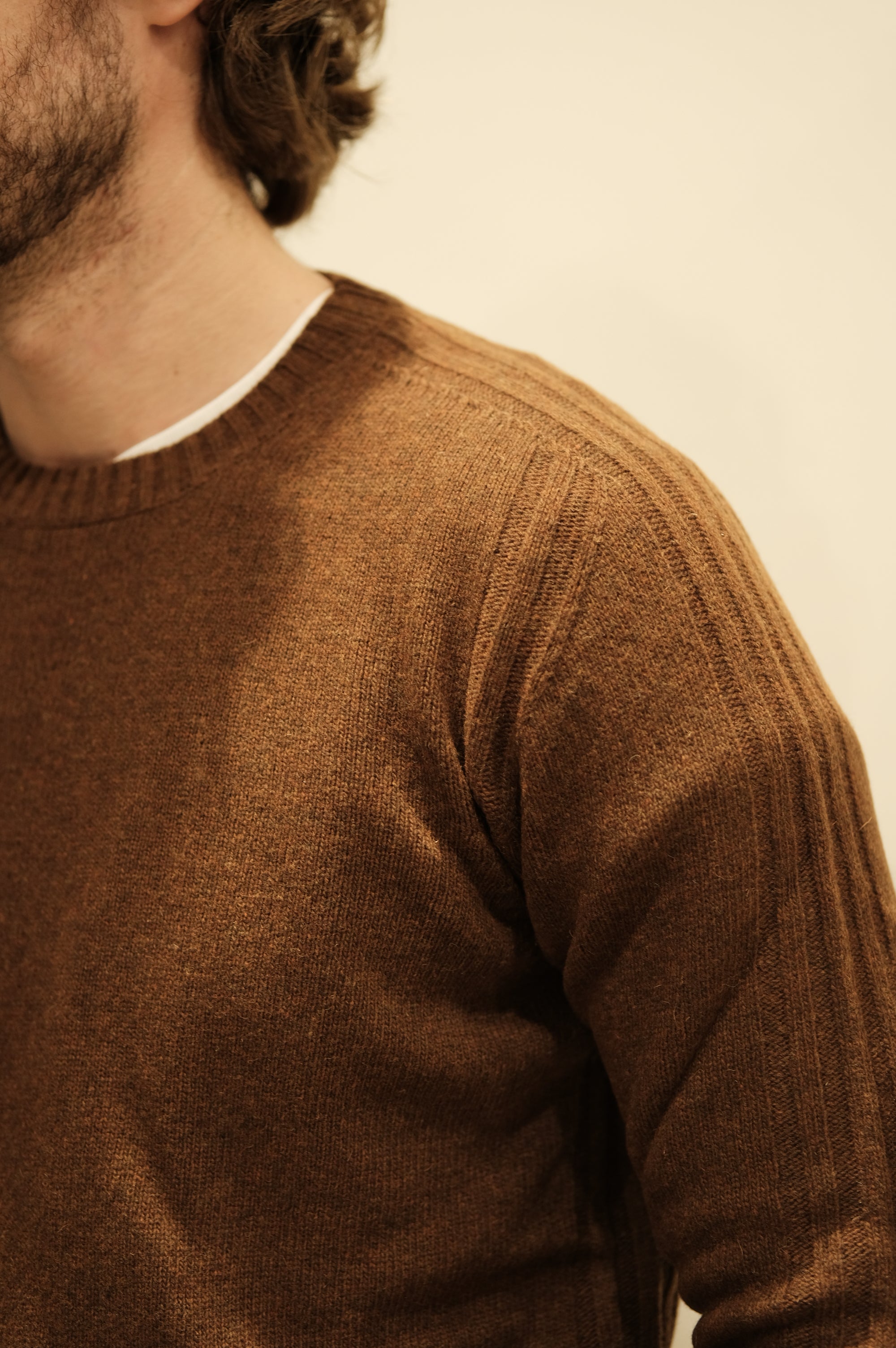 Gaffi & Co. Maglia Girocollo Aberdeen Tabacco