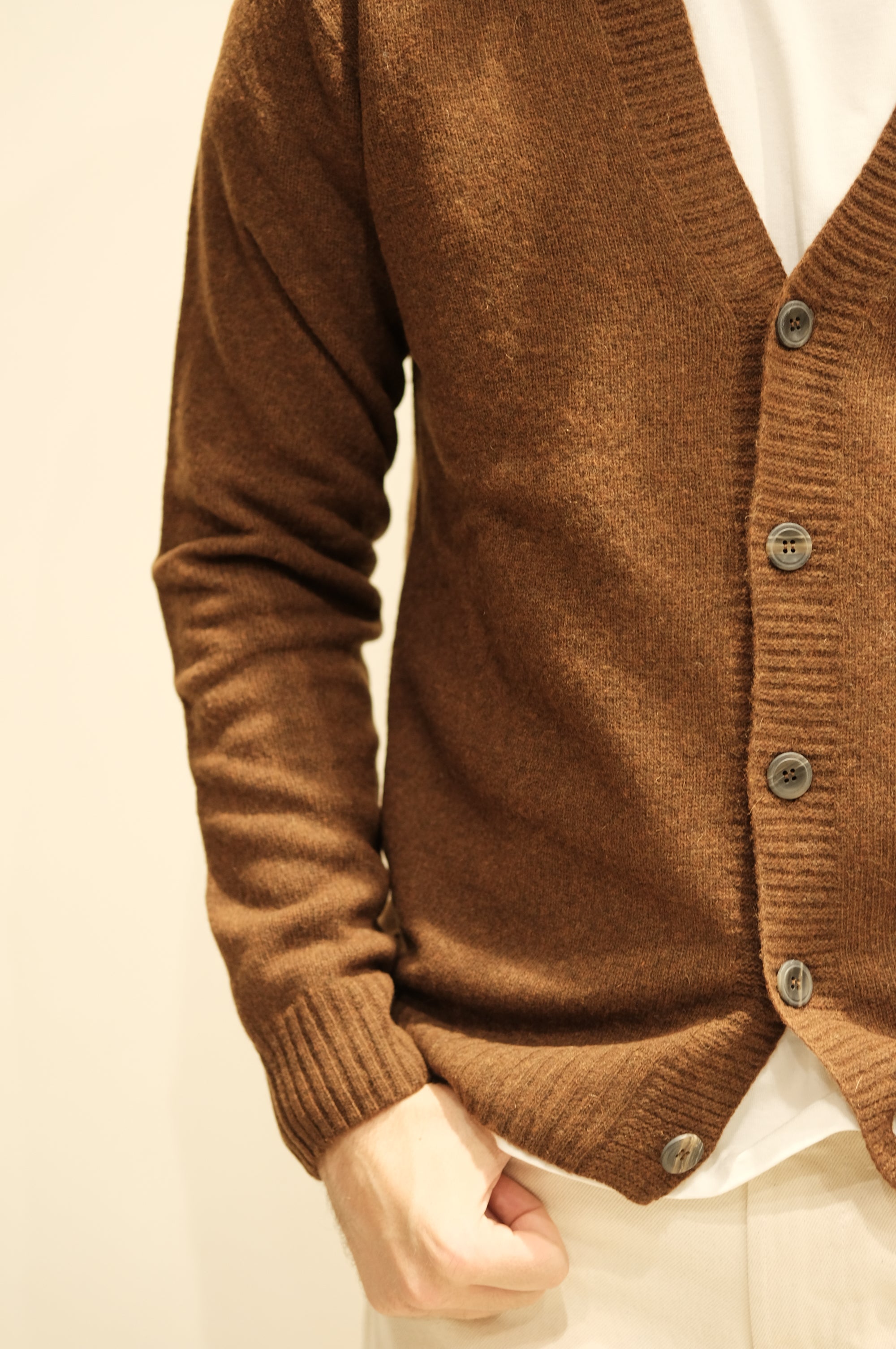 Gaffi & Co. Cardigan Dublino Tabacco