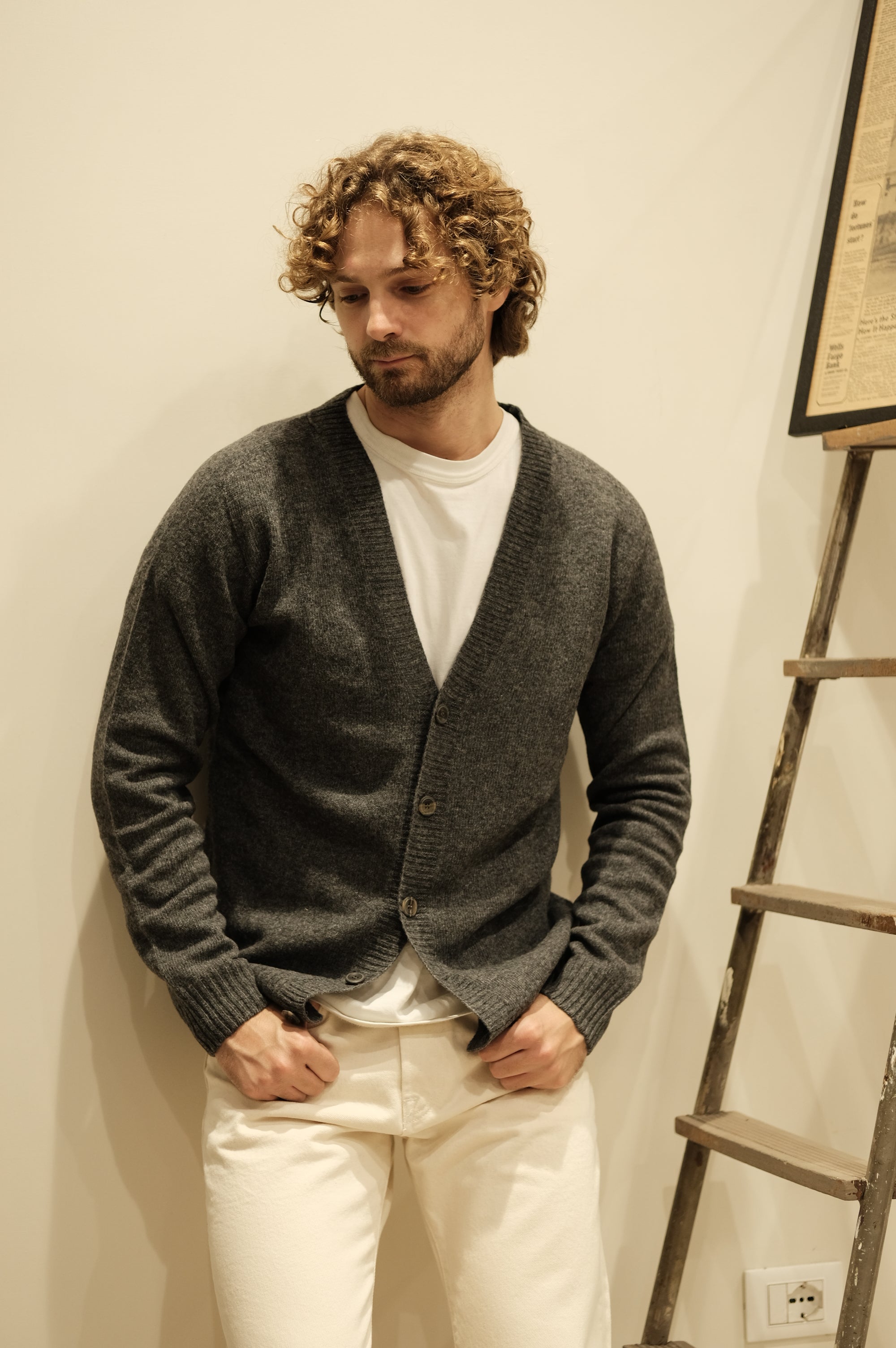 Gaffi & Co. Cardigan Dublino Grigio Scuro