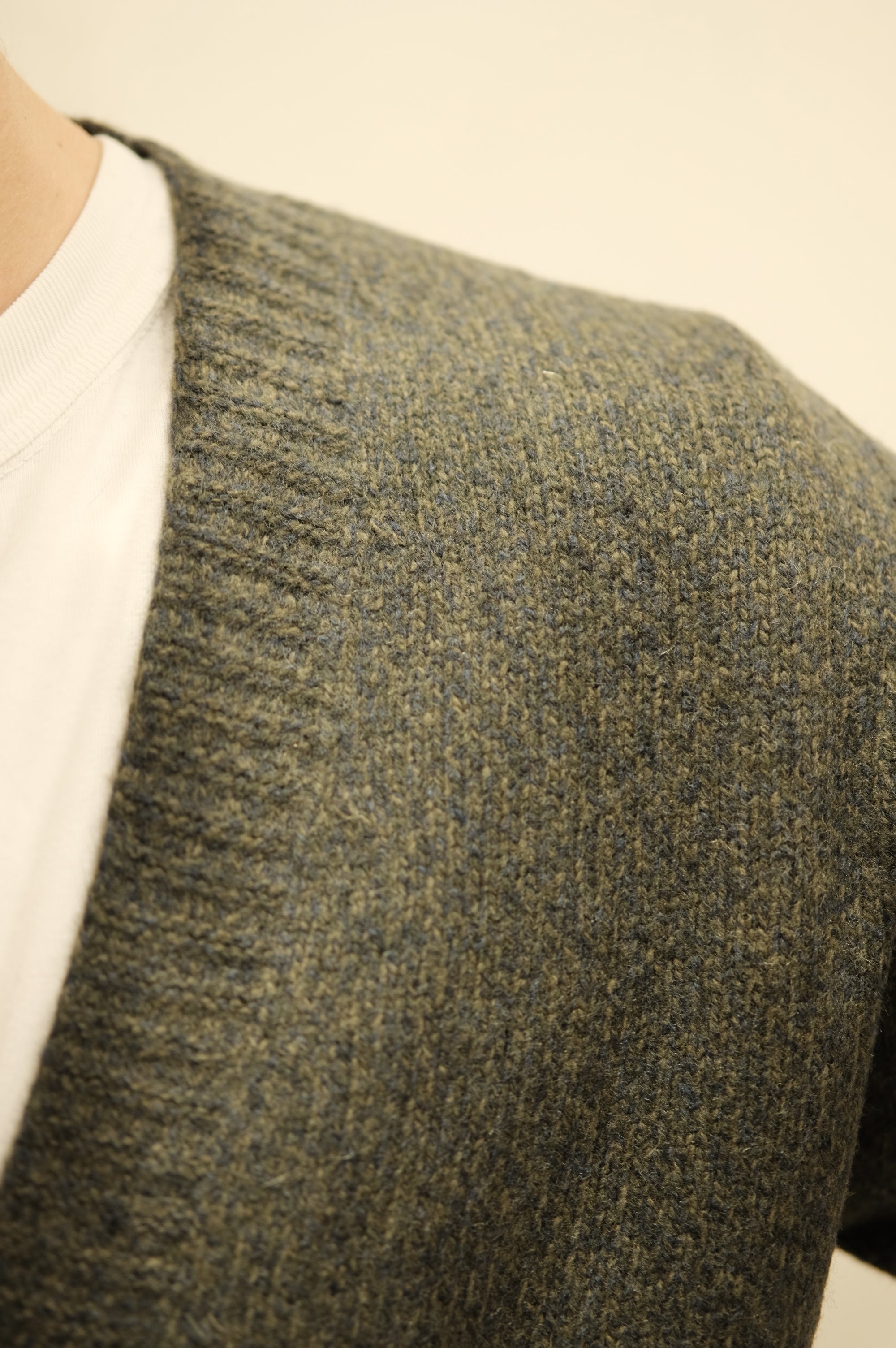 Gaffi & Co. Cardigan Moulinè St. Michael Bosco