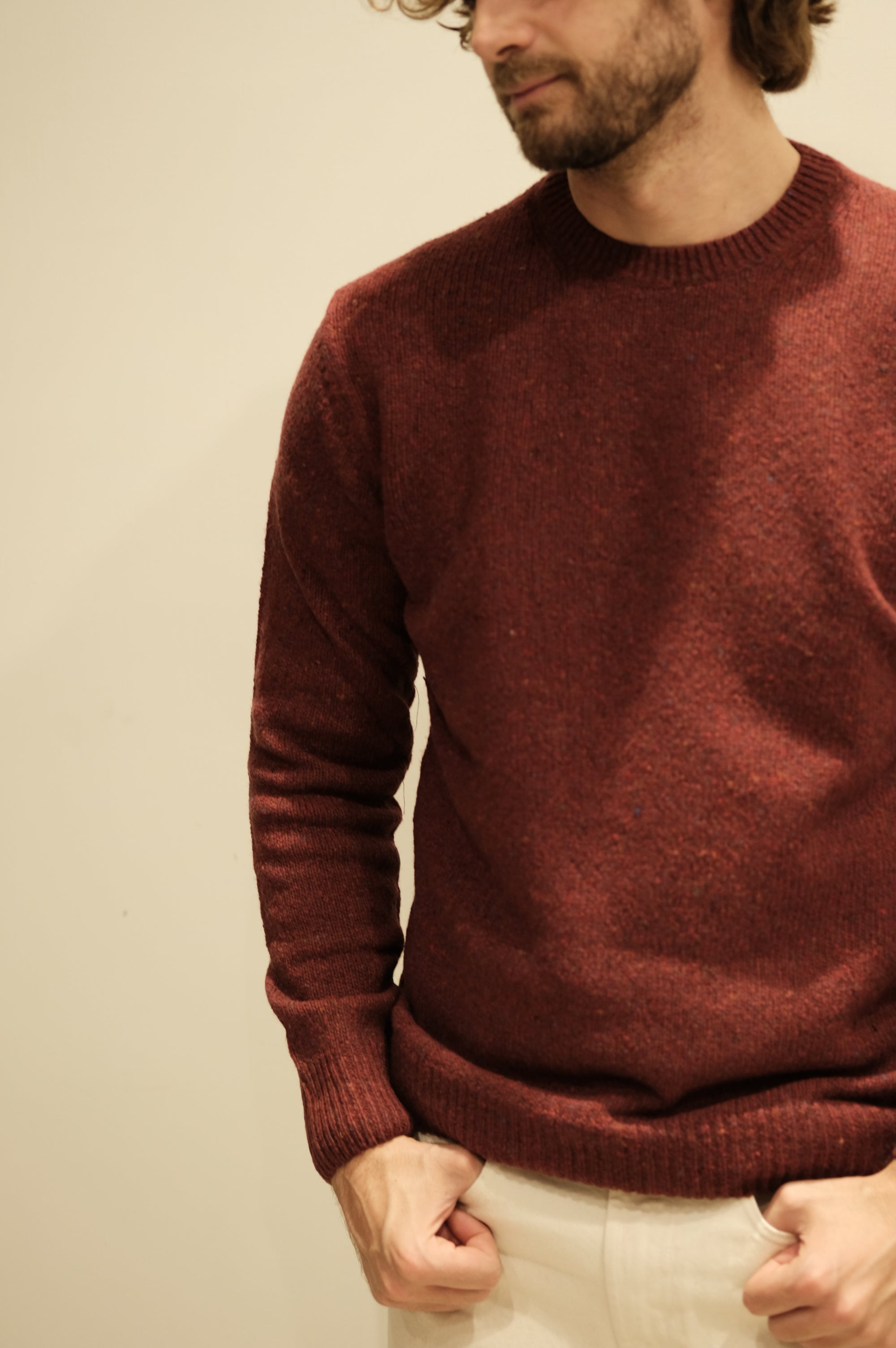Gaffi & Co. Maglia Girocollo Ottawa Borgogna