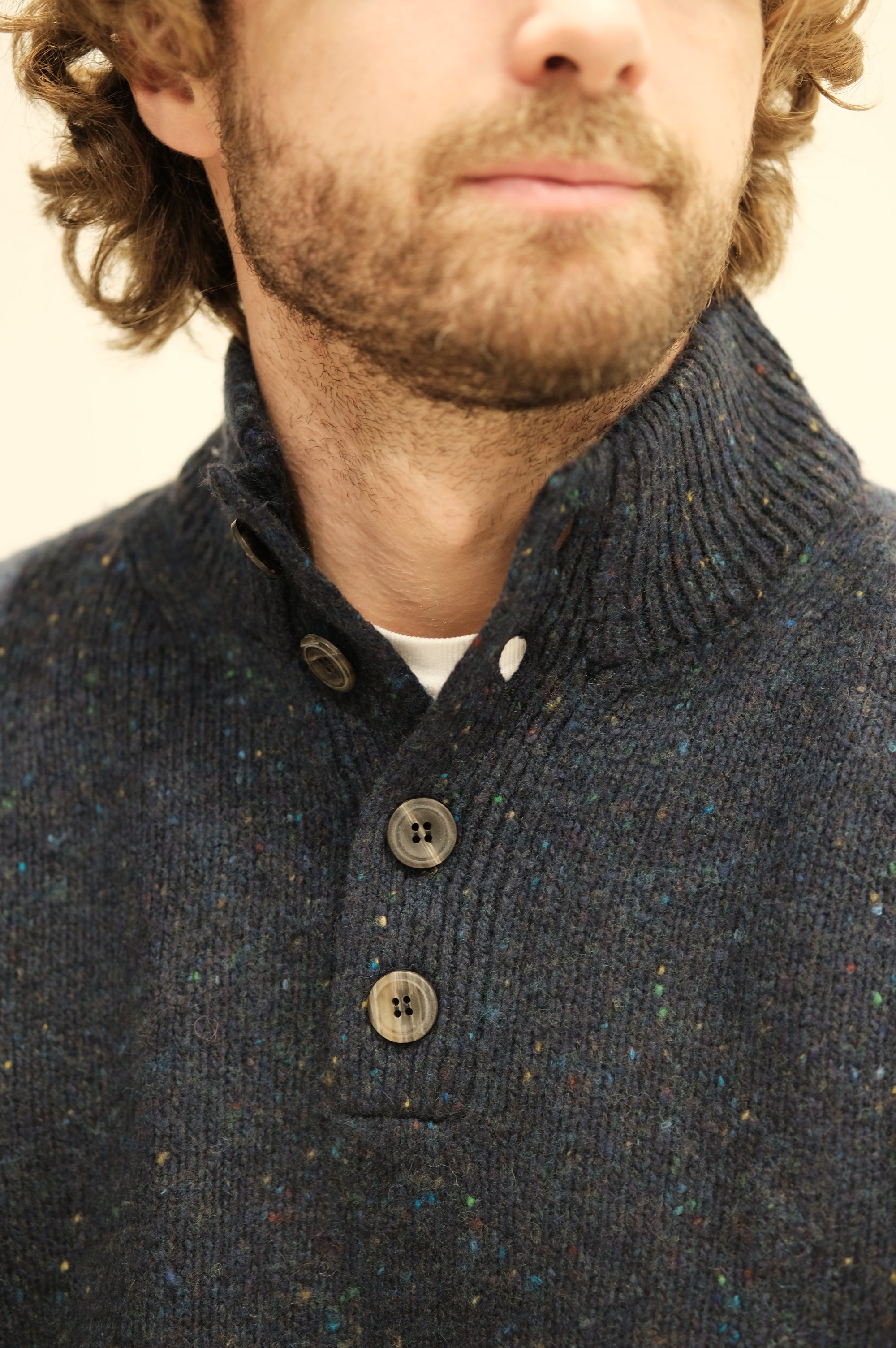 Gaffi & Co. Maglia 3 Bottoni Ottawa Blu