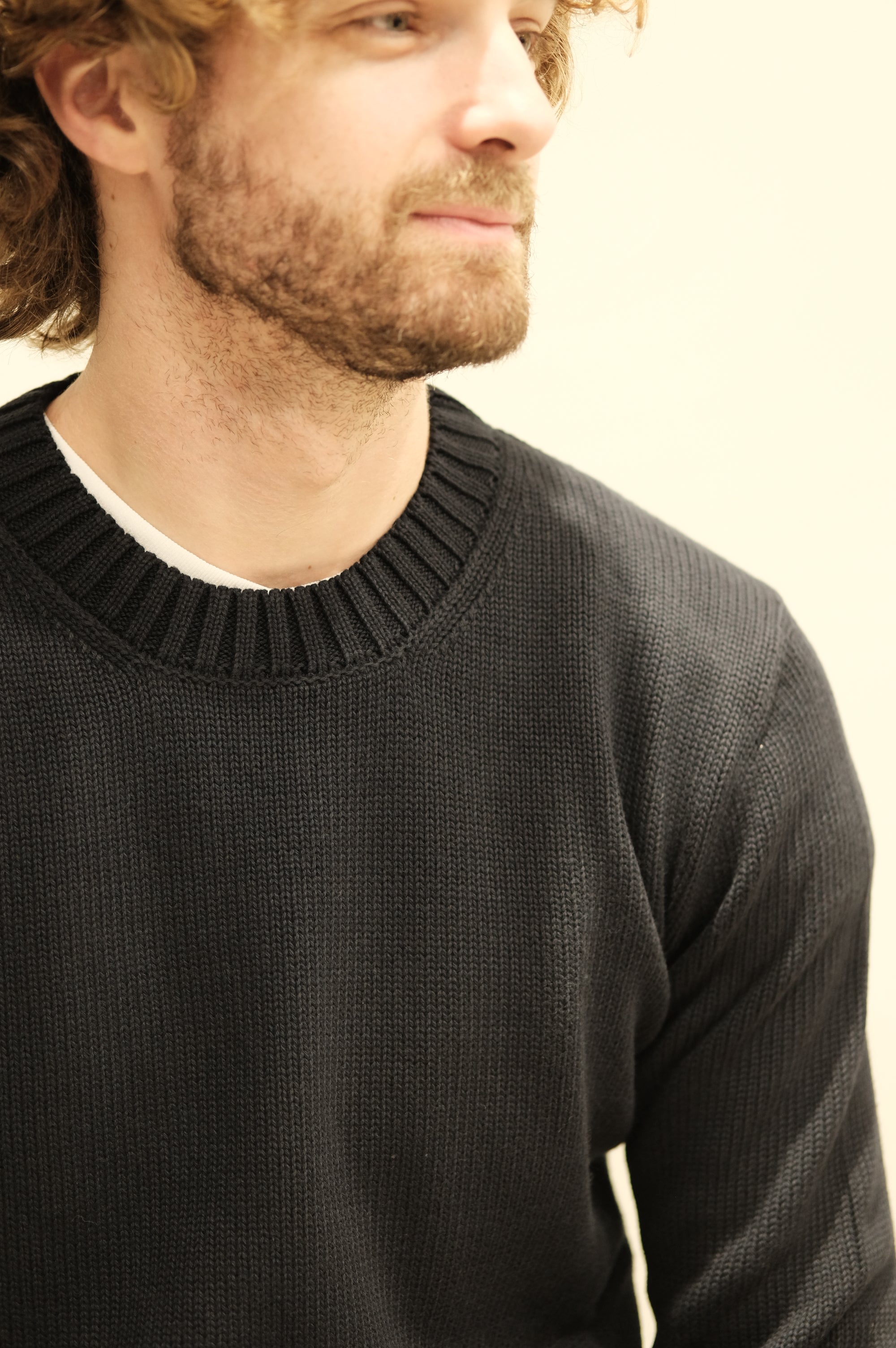 Gaffi & Co. Maglia Girocollo Cotone Hamtpon Blu