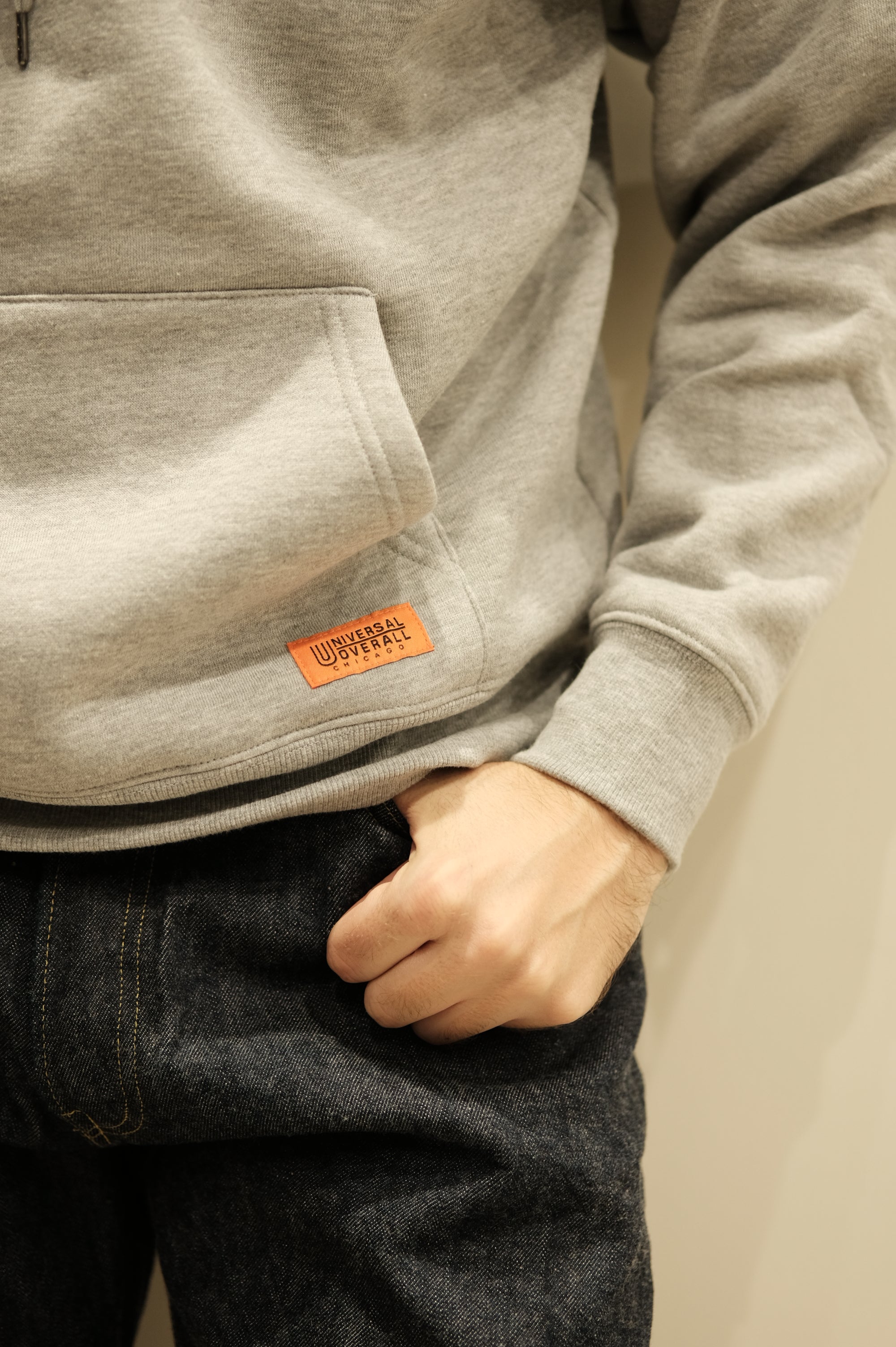Universal Overall Sweat Hoodie Grey