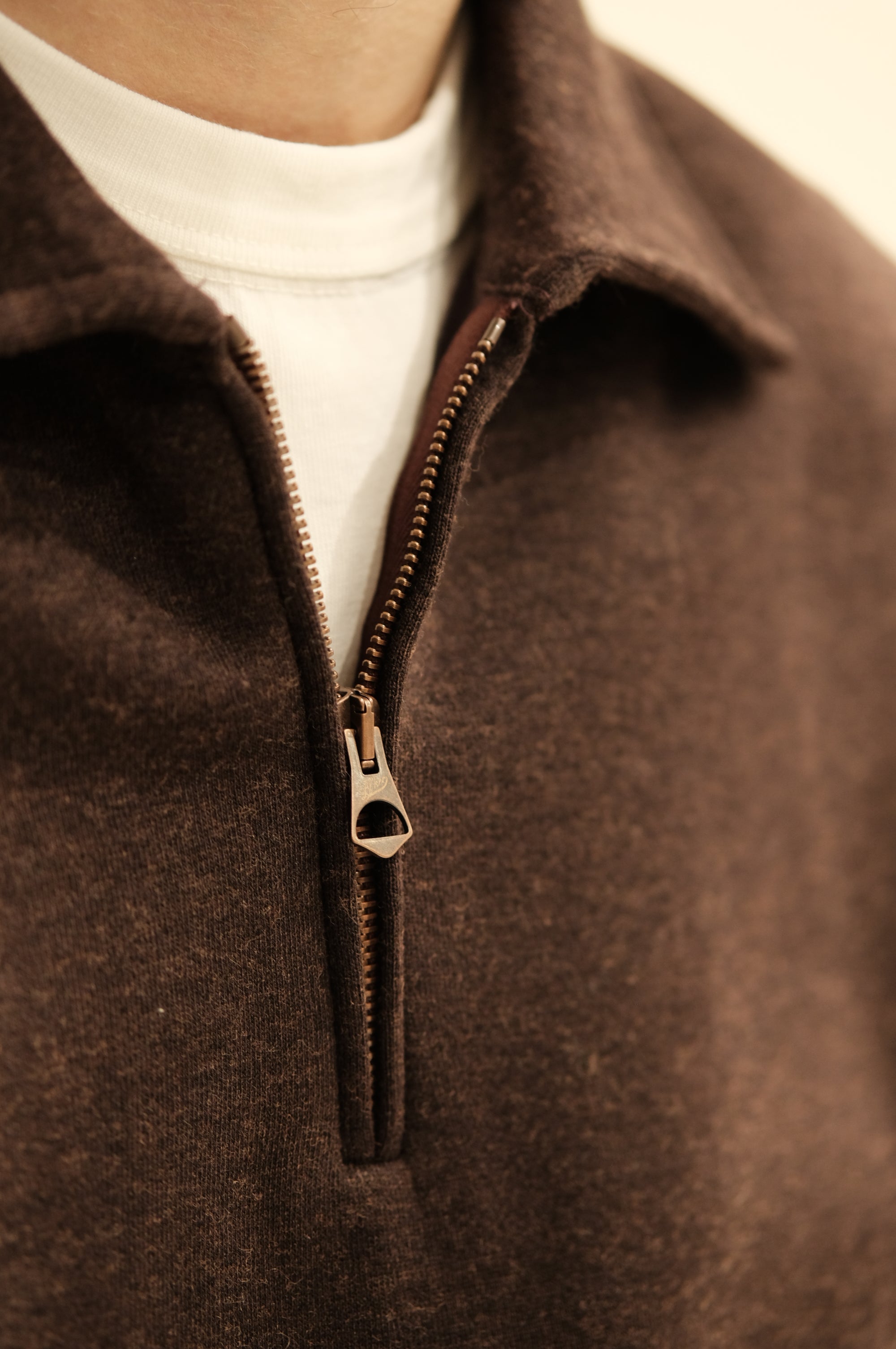 Blker Felpa Half Zip Lana Maryland Burgundy