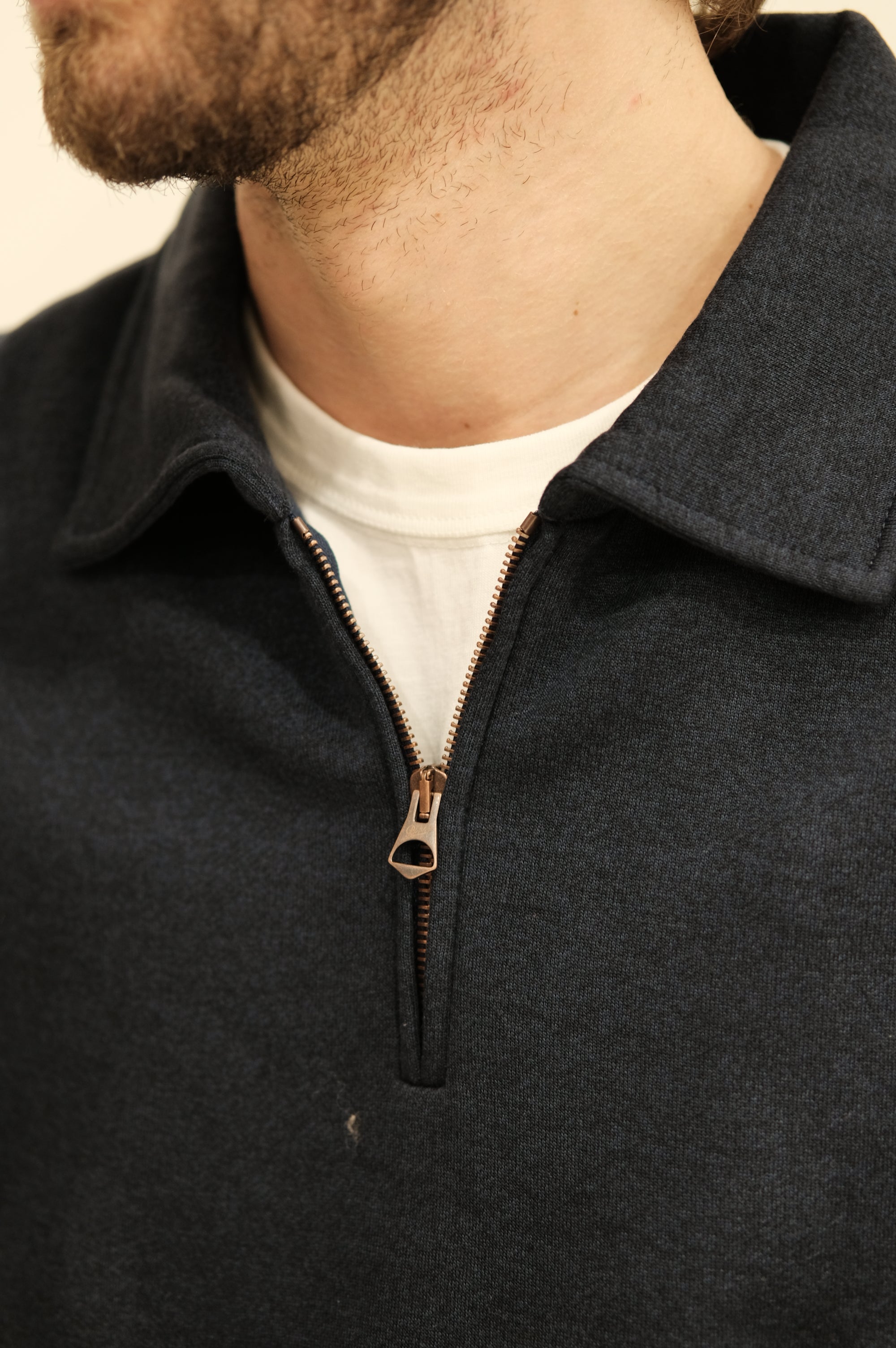 Blker Felpa Half Zip Lana Maryland Navy