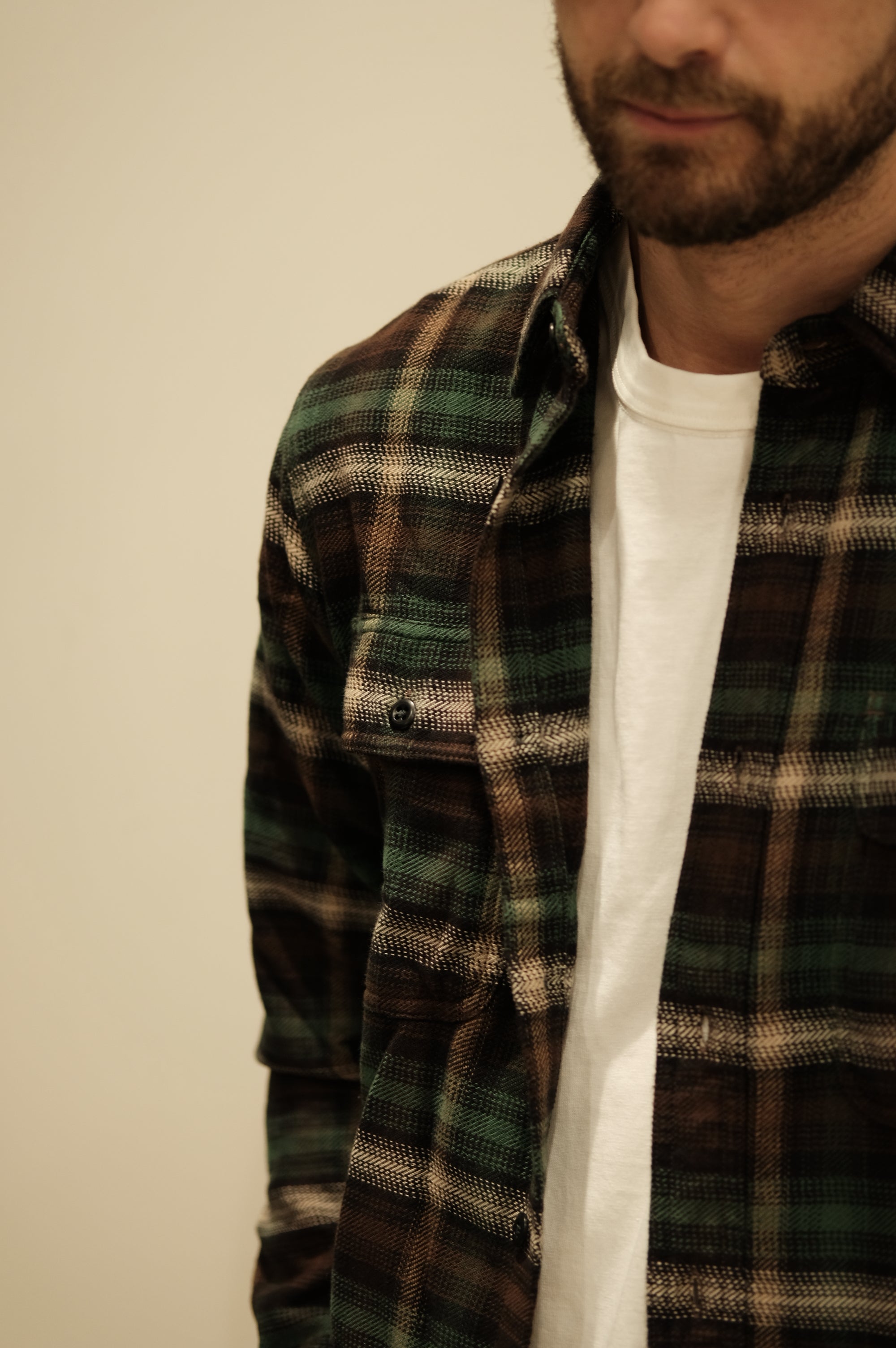 Filson Vintage Flannel Work Shirt Vintage Brown/Cream/Multi Plaid