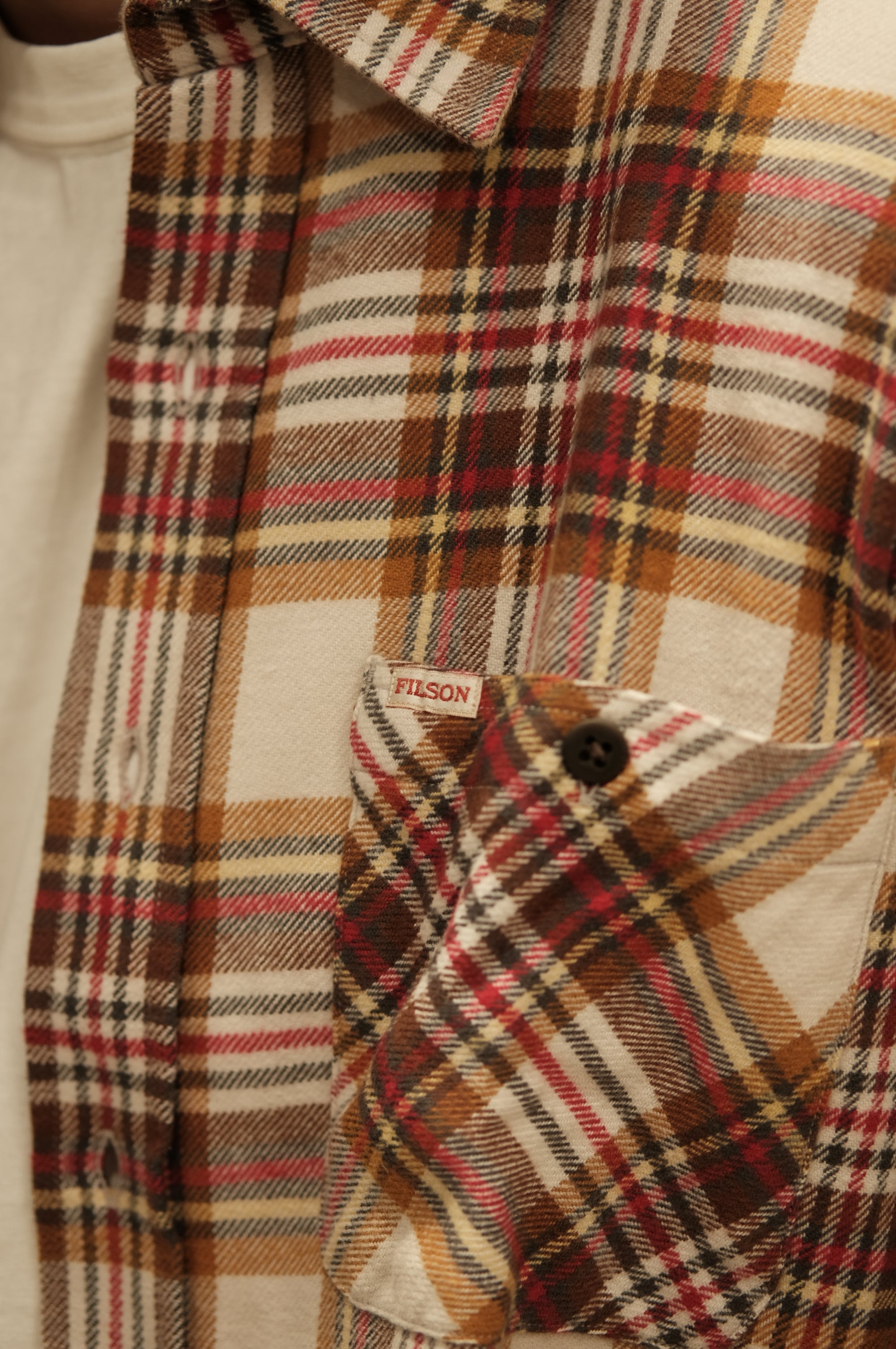 Filson Rangeland Flanell Shirt Red/Brown Plaid