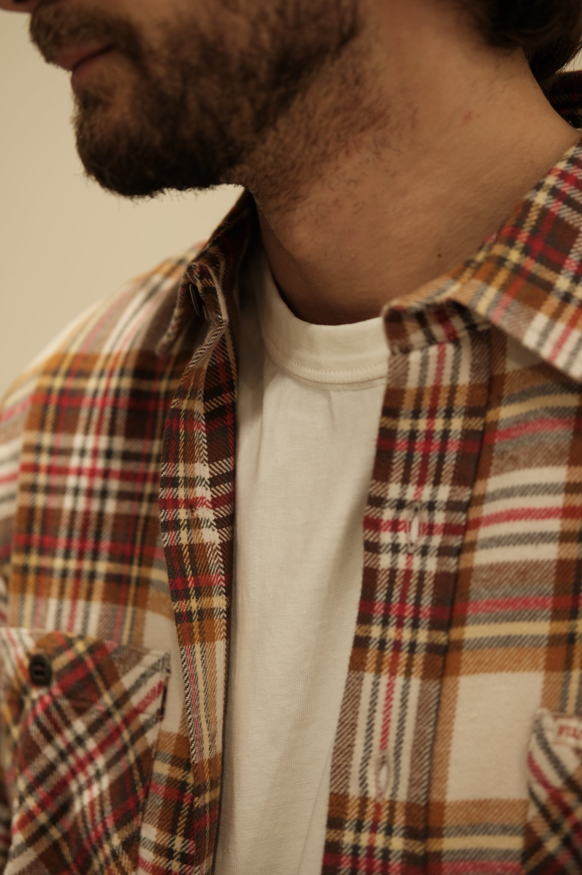 Filson Rangeland Flanell Shirt Red/Brown Plaid