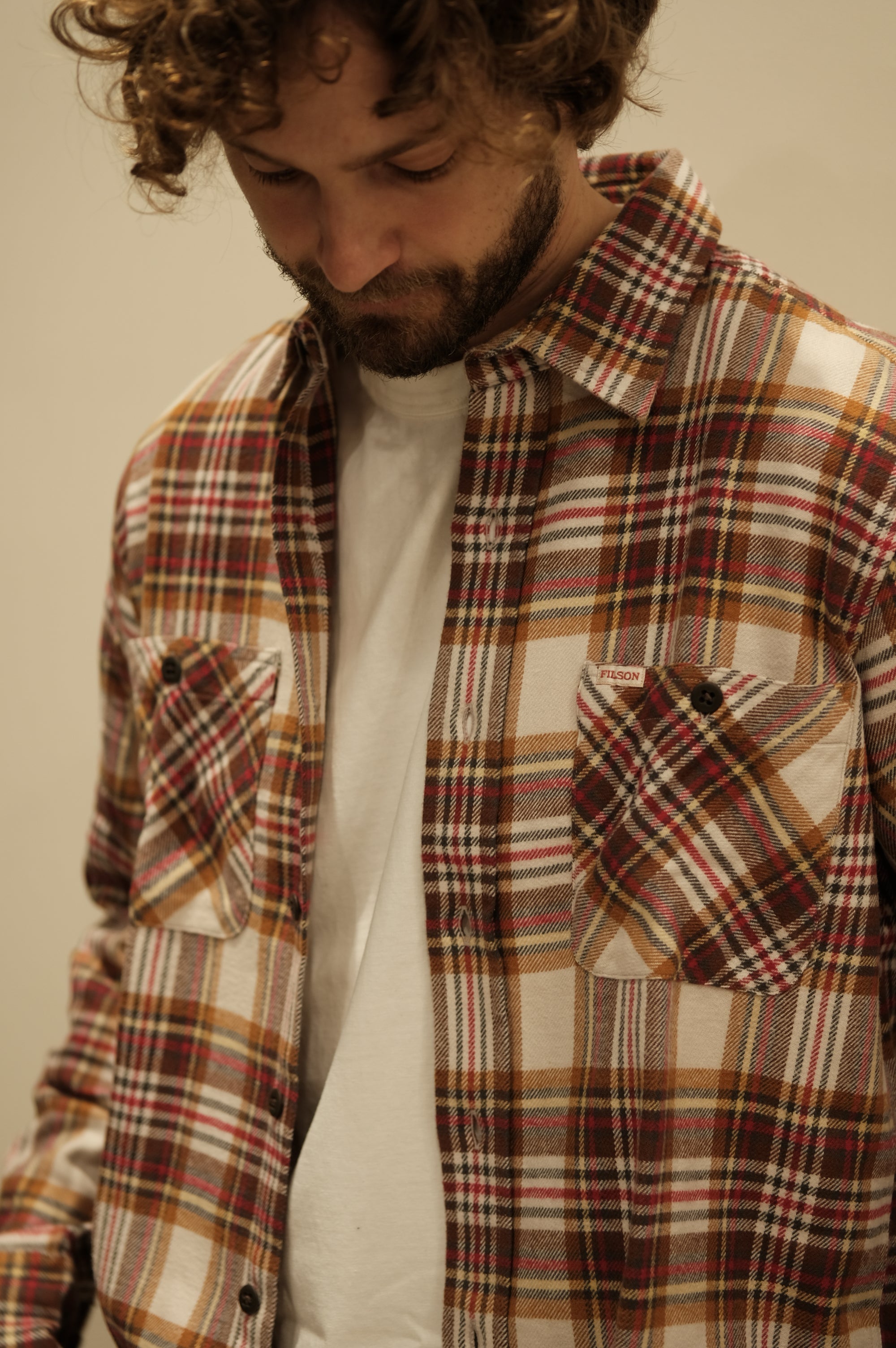 Filson Rangeland Flanell Shirt Red/Brown Plaid