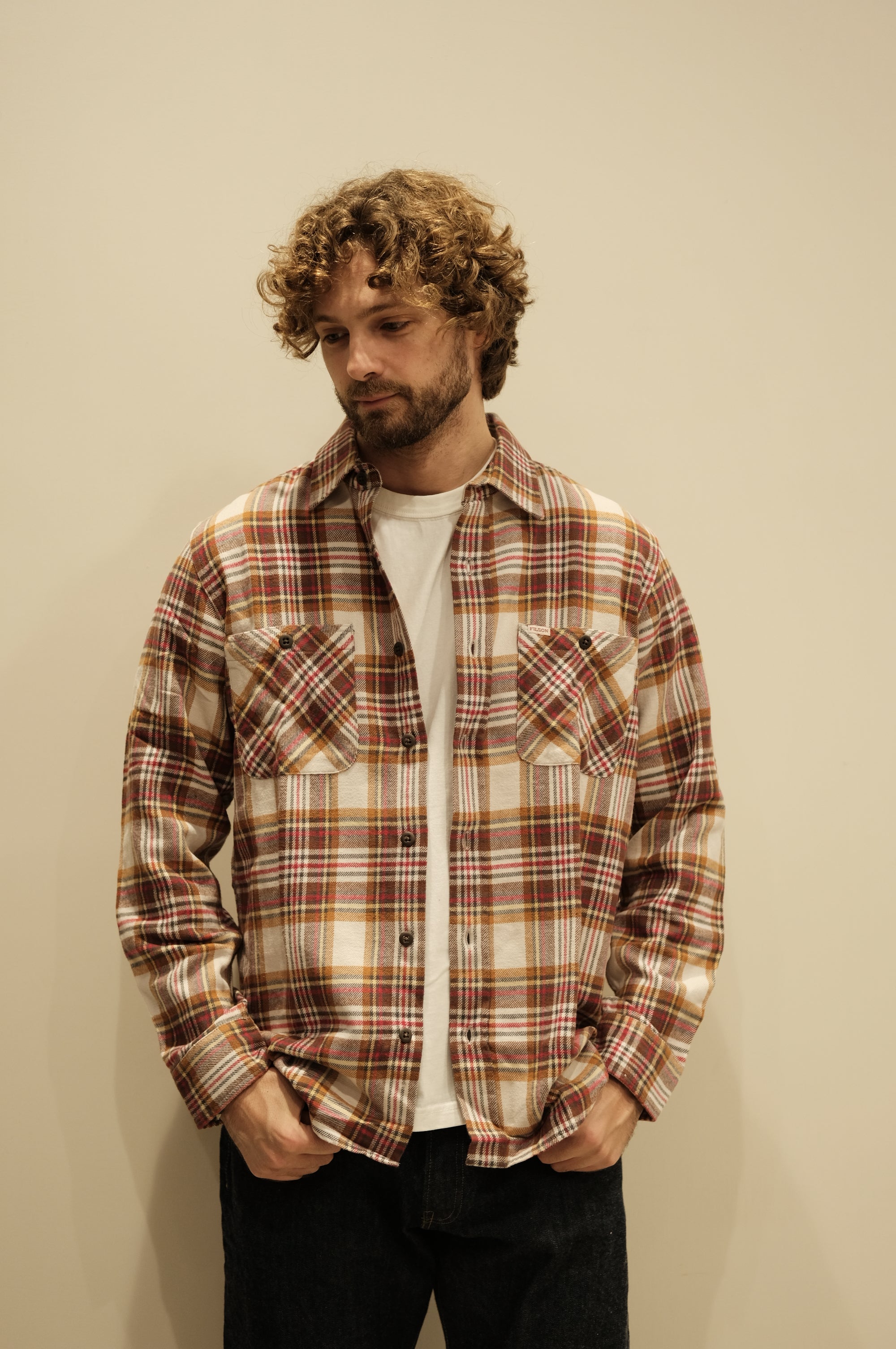 Filson Rangeland Flanell Shirt Red/Brown Plaid