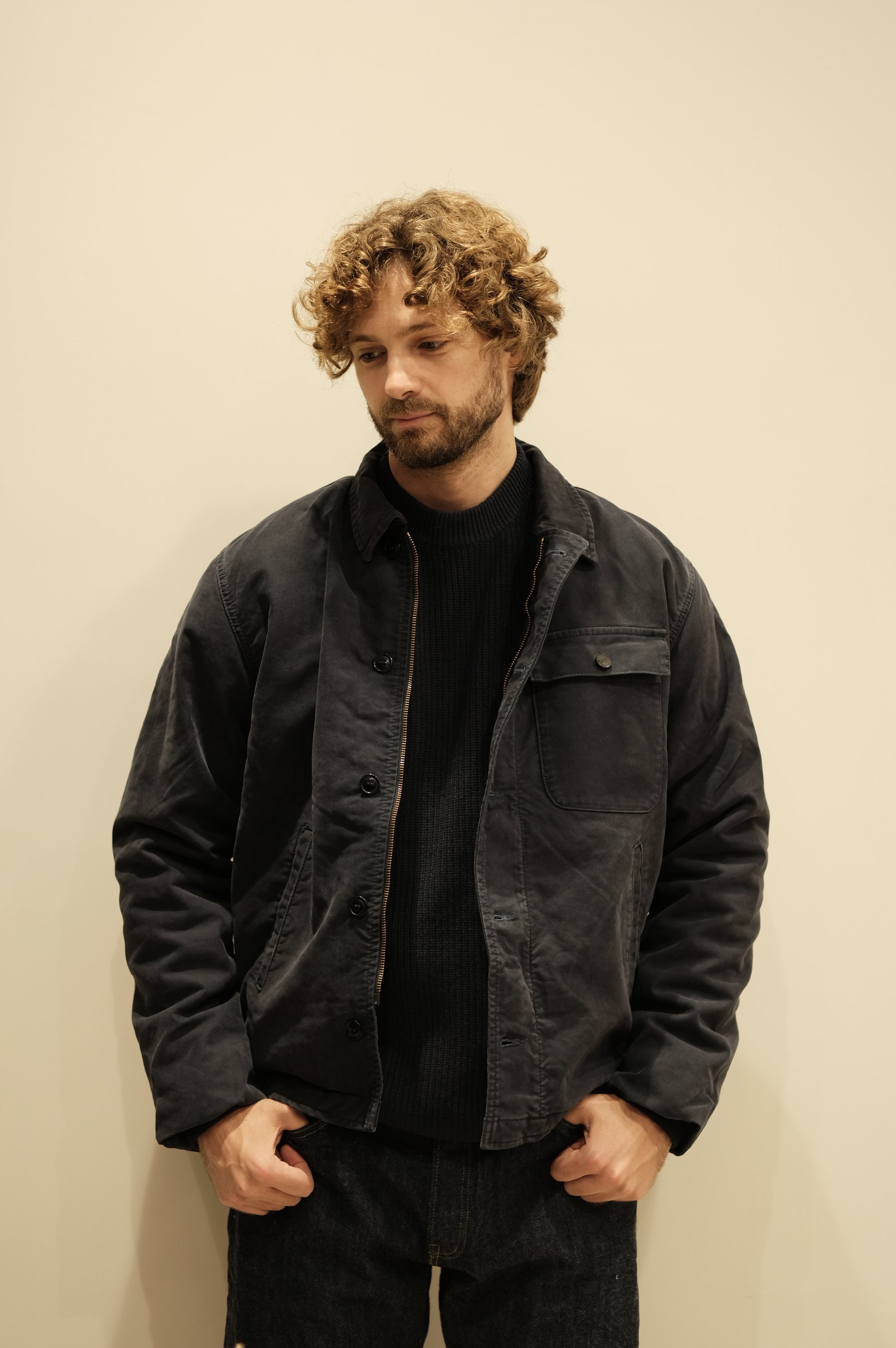 Chesapeake's A2 Deck Jacket Blue Navy
