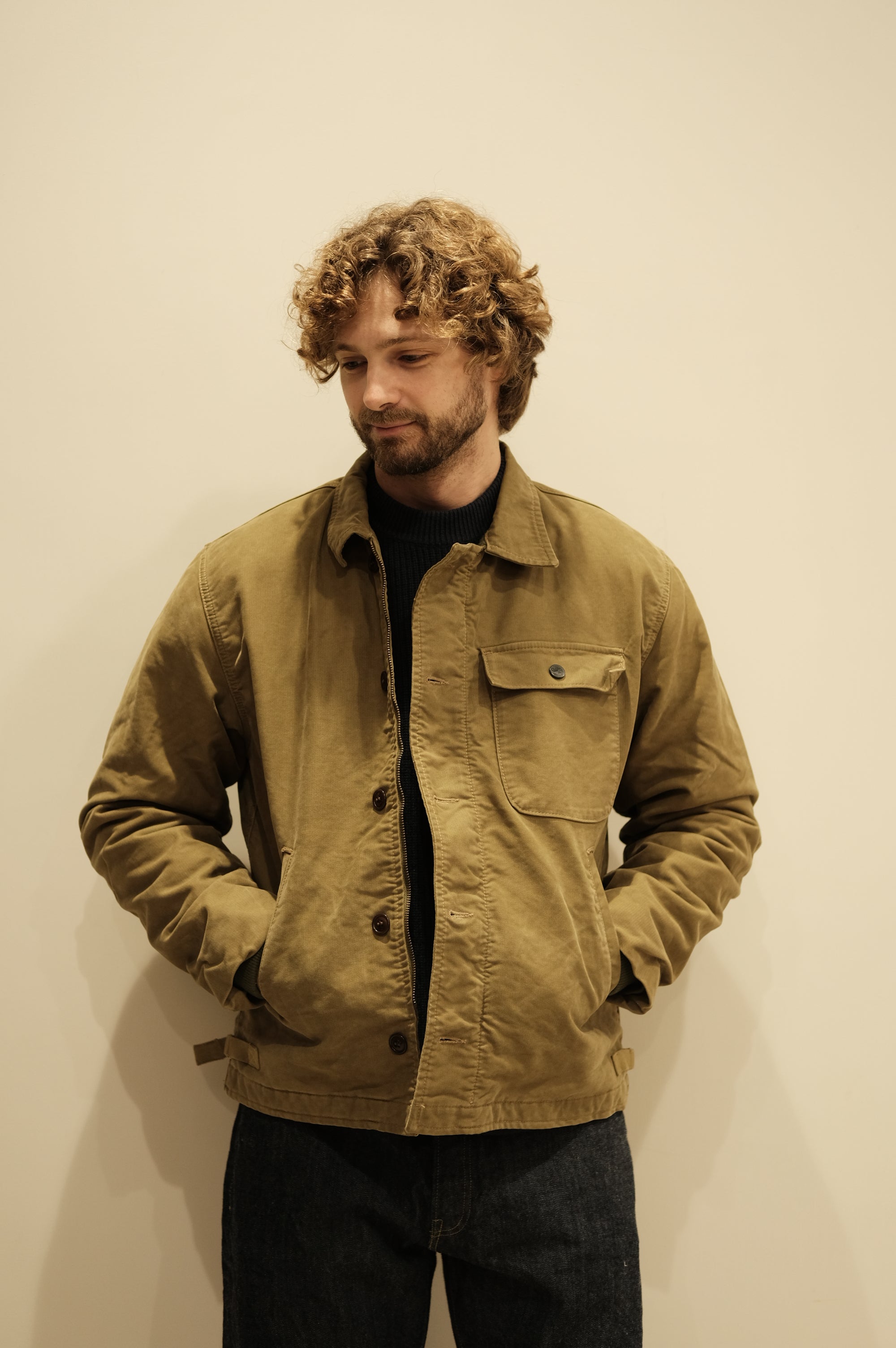 Chesapeake's A2 Deck Jacket Military Green