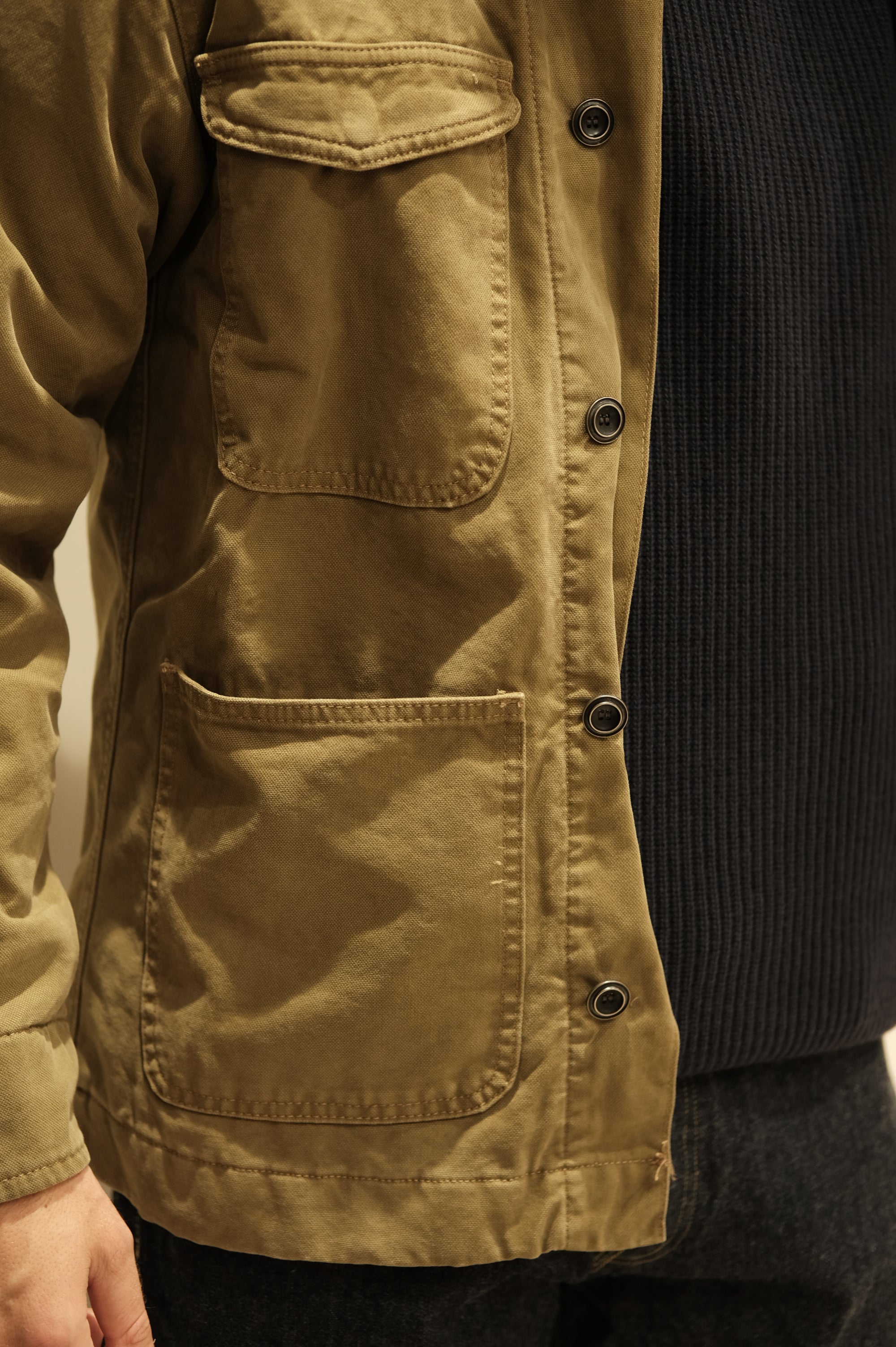 Chesapeake's Work Jacket Canvas Iowa Khaky Green