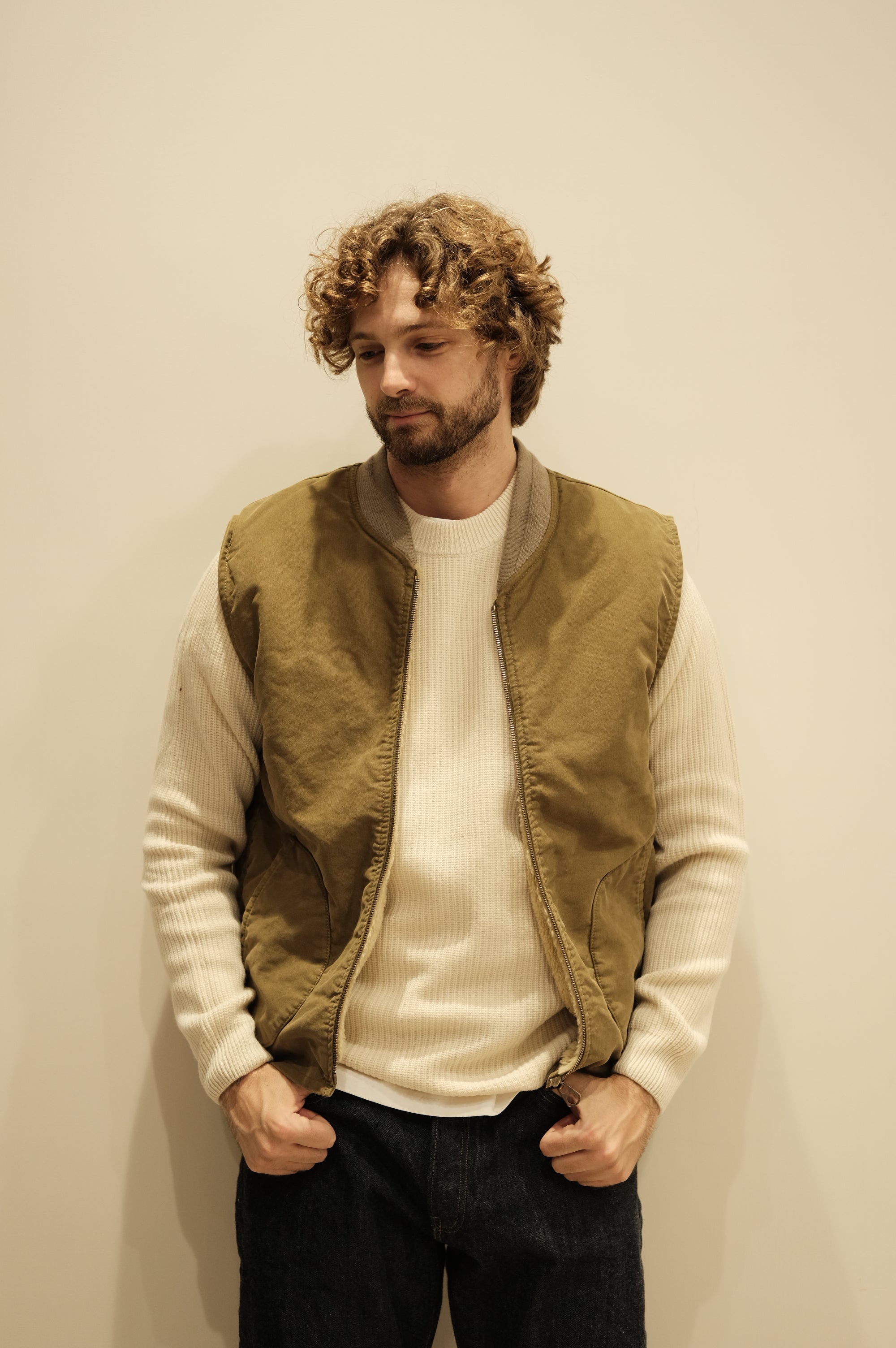 Chesapeake's Deck Jungle Vest New McCoy Khaky Green