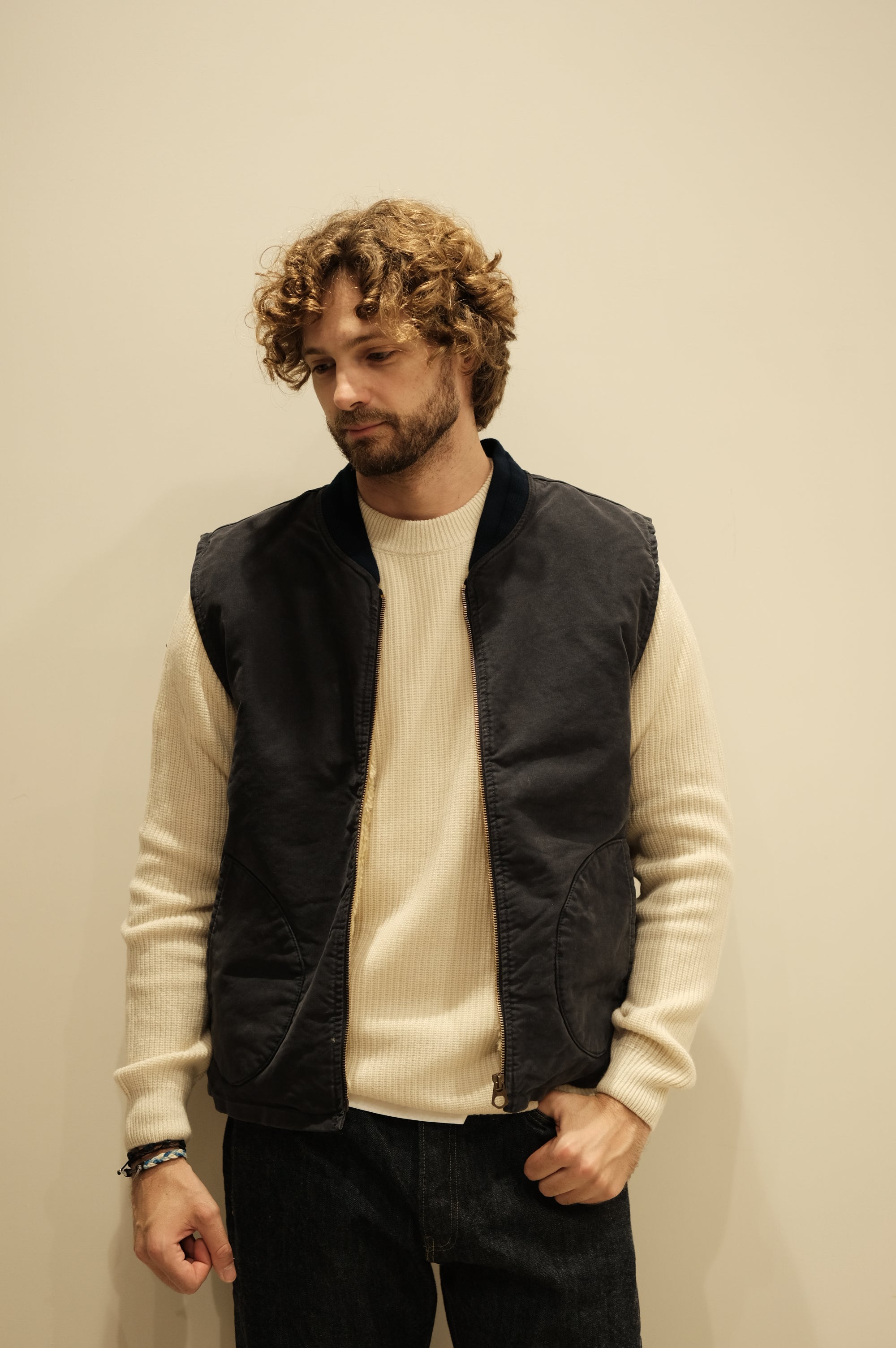 Chesapeake's Deck Jungle Vest New McCoy Navy