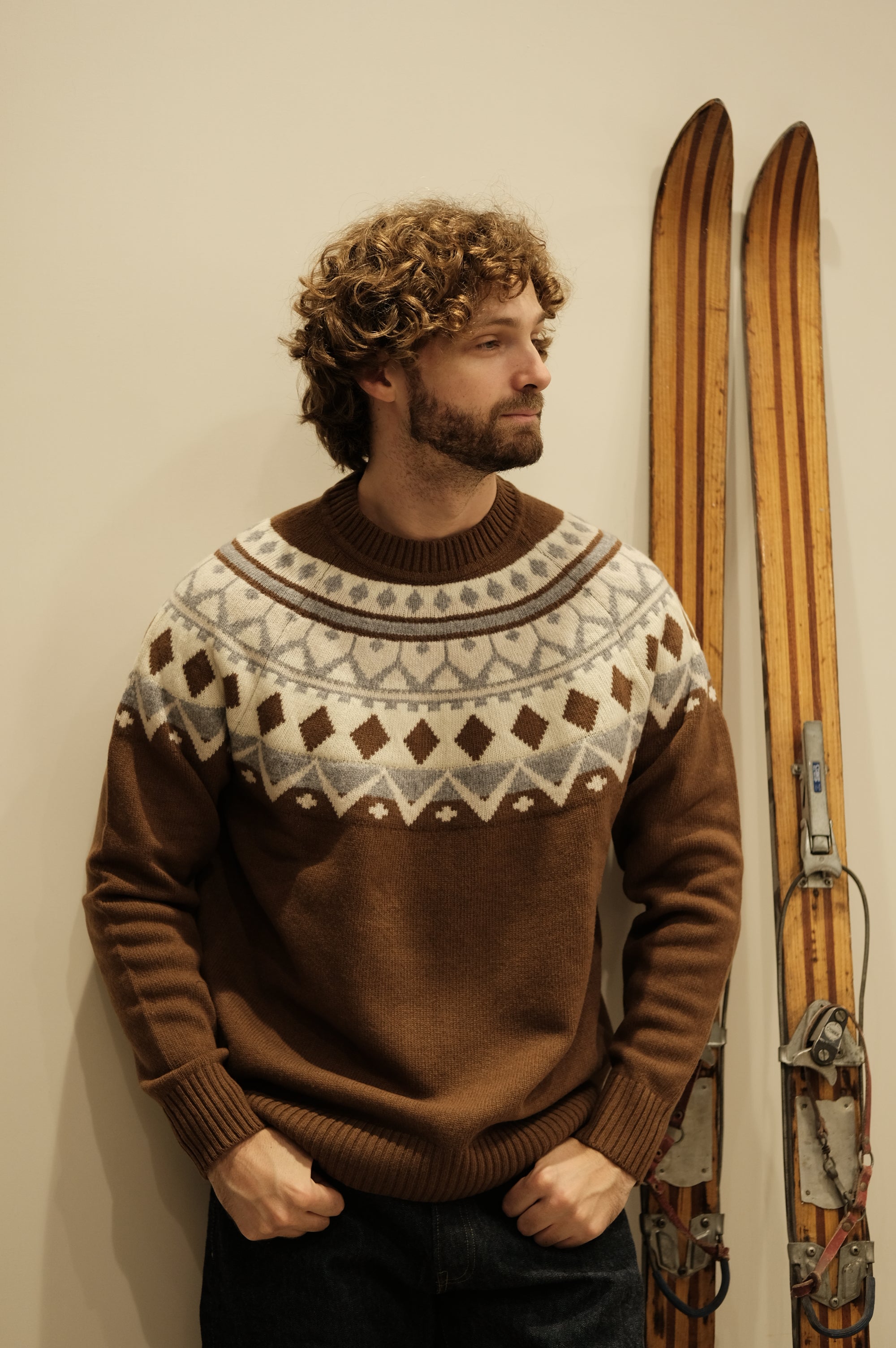 Gaffi & Co. Maglia Girocollo Shetland Torba - Mountain Pack