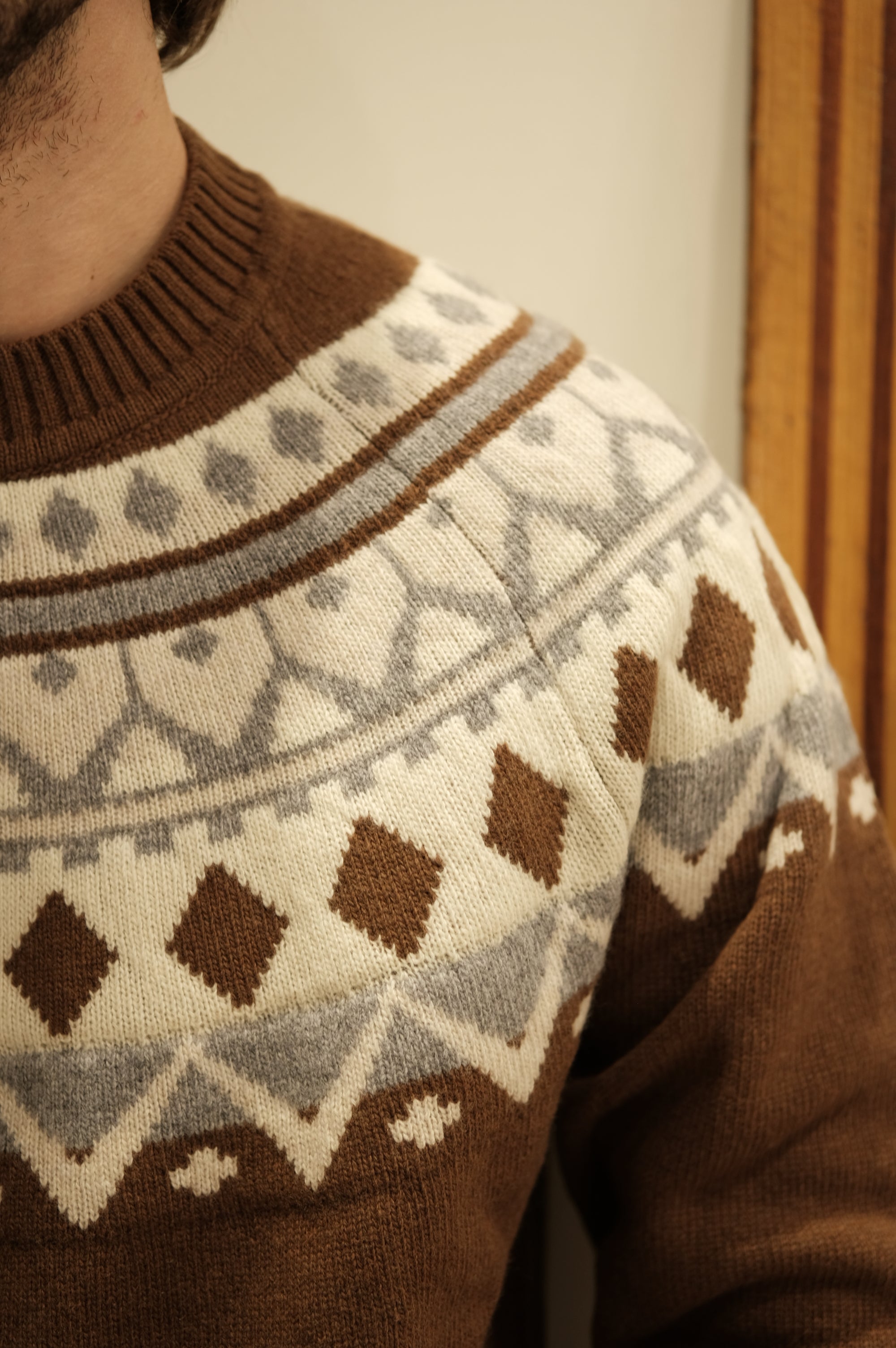 Gaffi & Co. Maglia Girocollo Shetland Torba - Mountain Pack