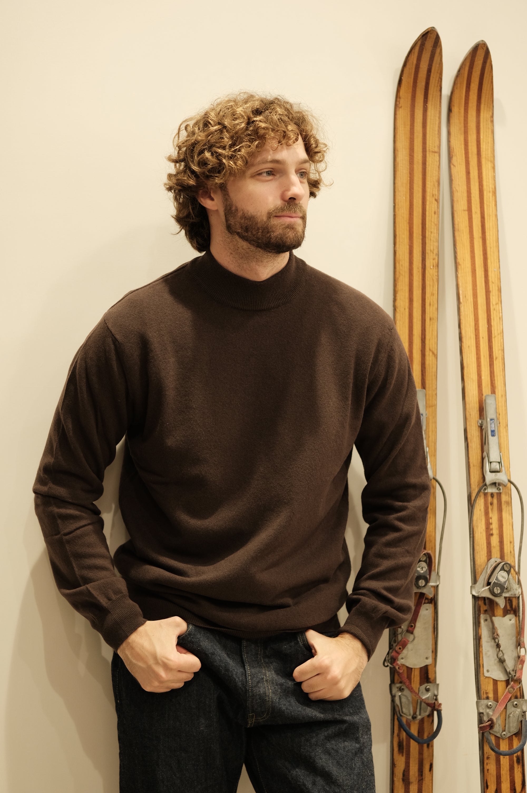 Gaffi & Co. Maglia Lupetto Cashmere/Merinos Moro - Mountain Pack