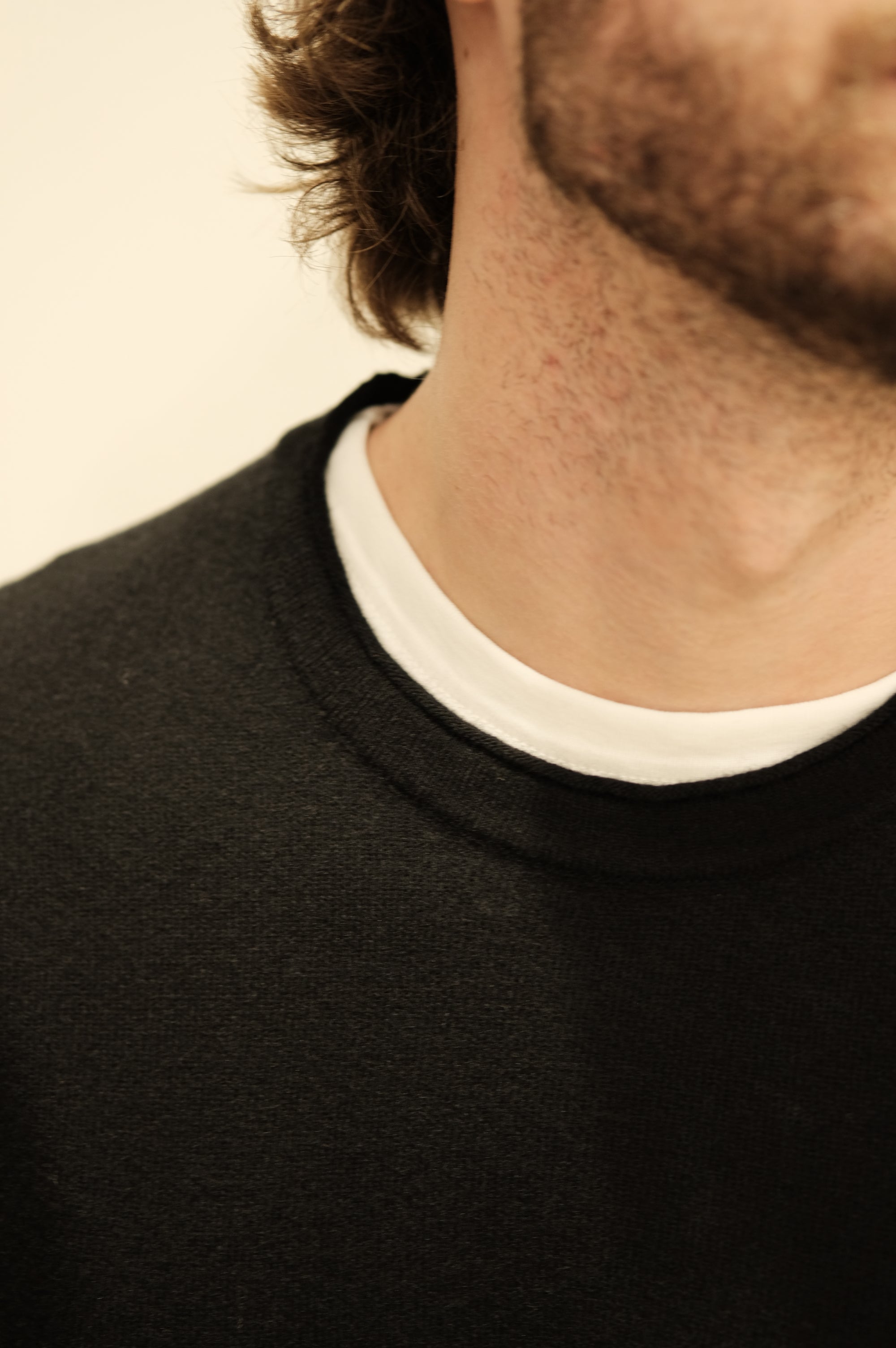 Gaffi & Co. Maglia Girocollo Cashmere Blend  Nero