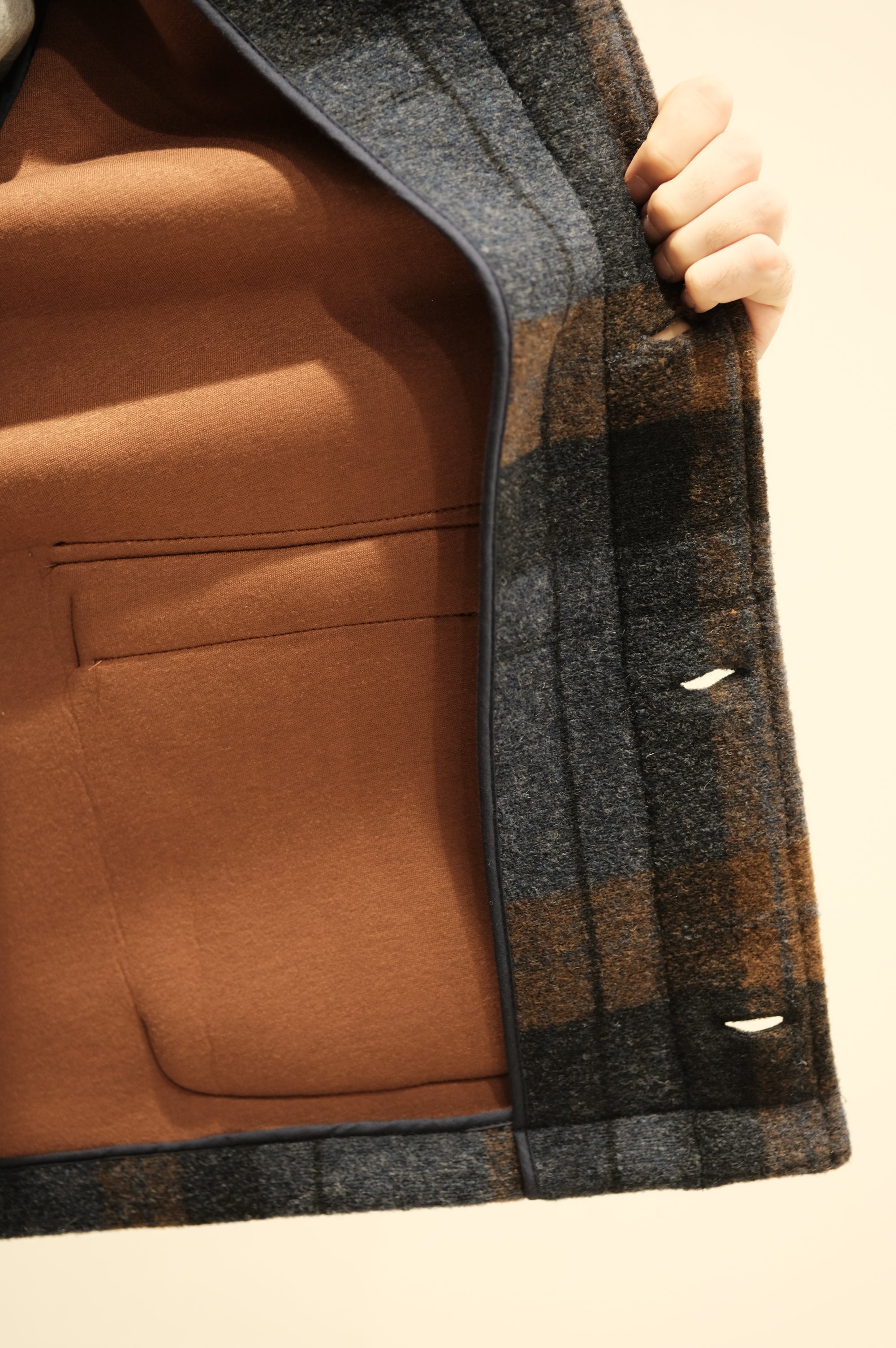 Gaffi & Co. Cappottino Check Blu