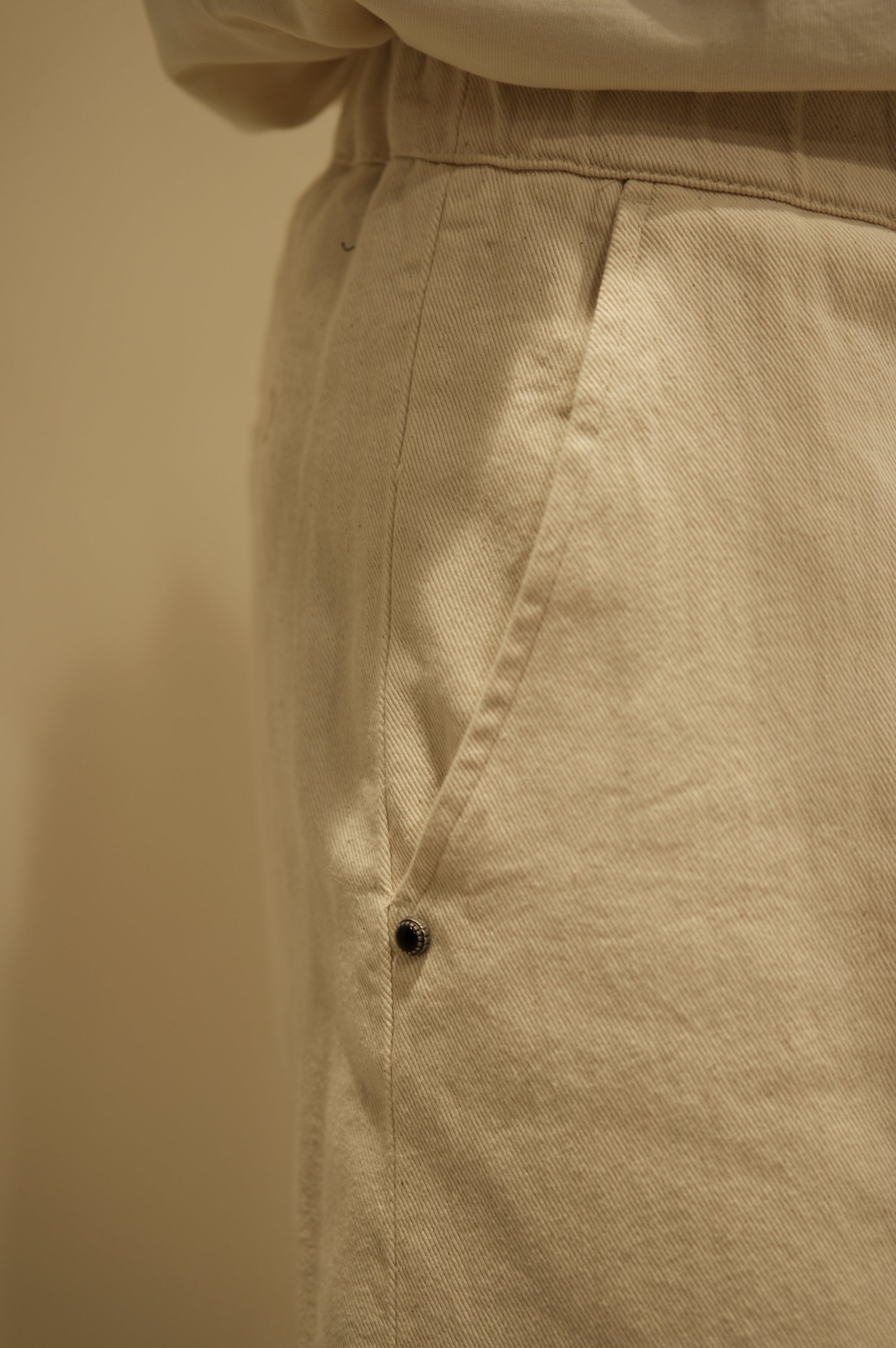 White Sand Pantalaccio Denim Cimosato Off White