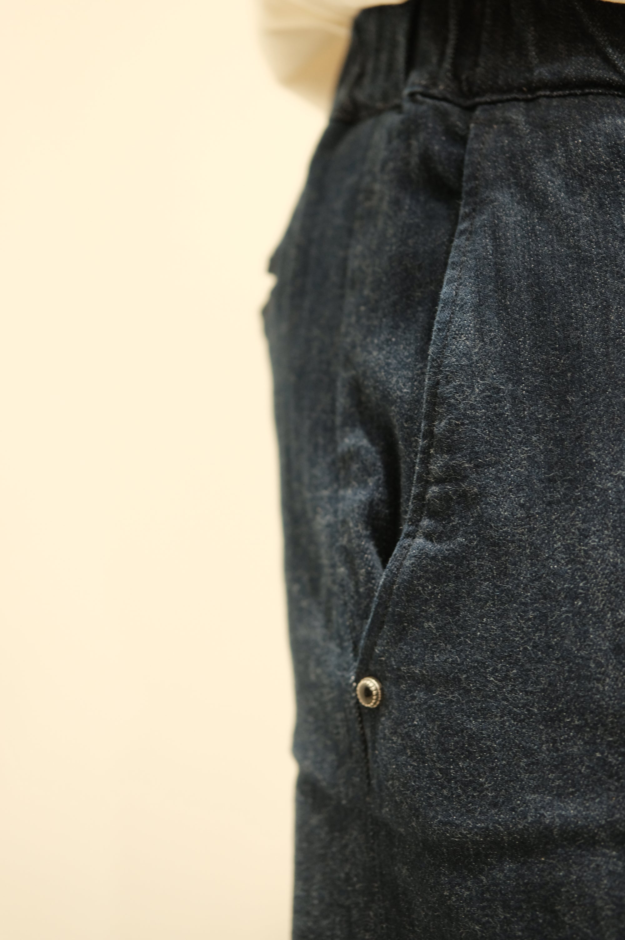 White Sand Pantalaccio Denim Cimosato Blue