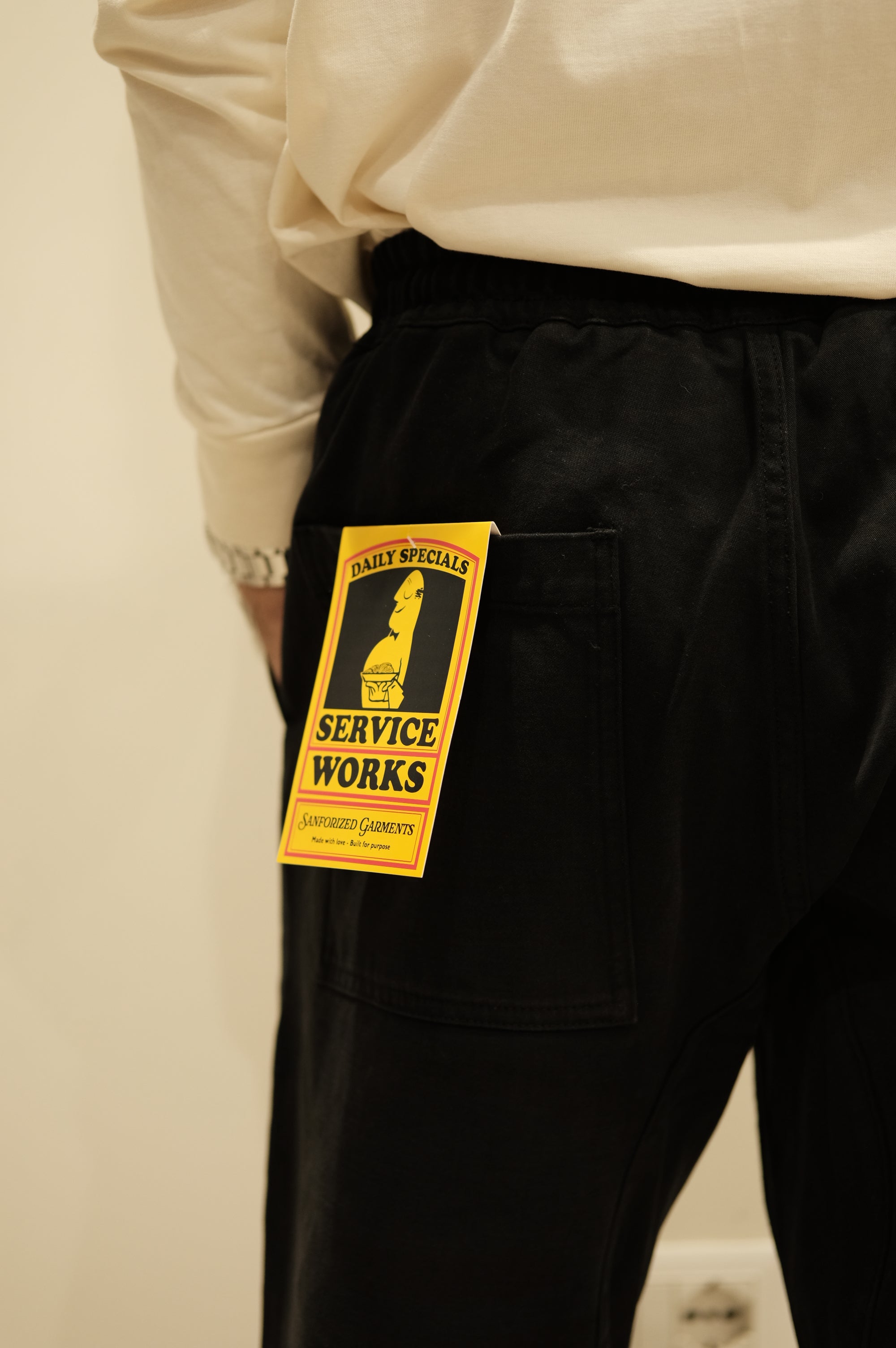 Service Works Moleskin Chef Pants Black