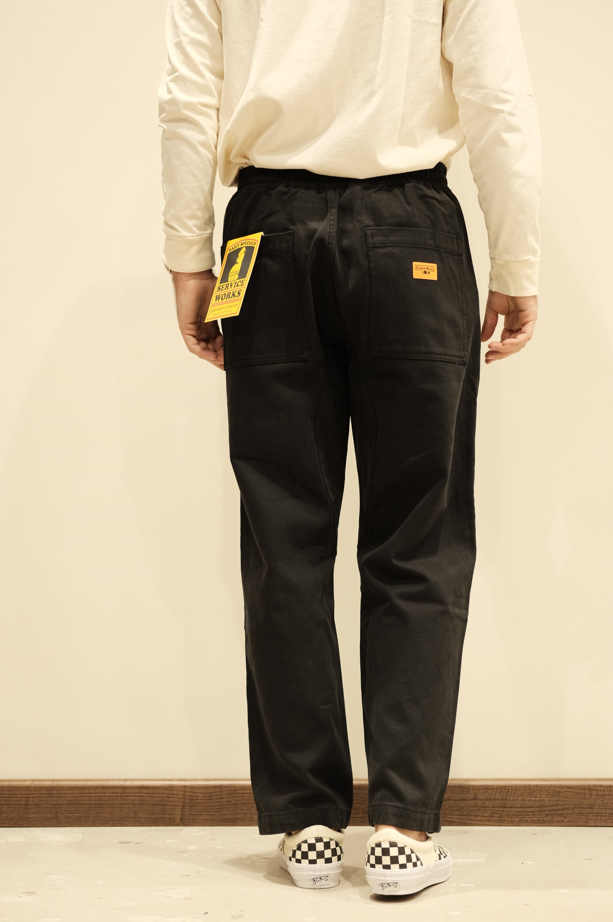 Service Works Moleskin Chef Pants Black