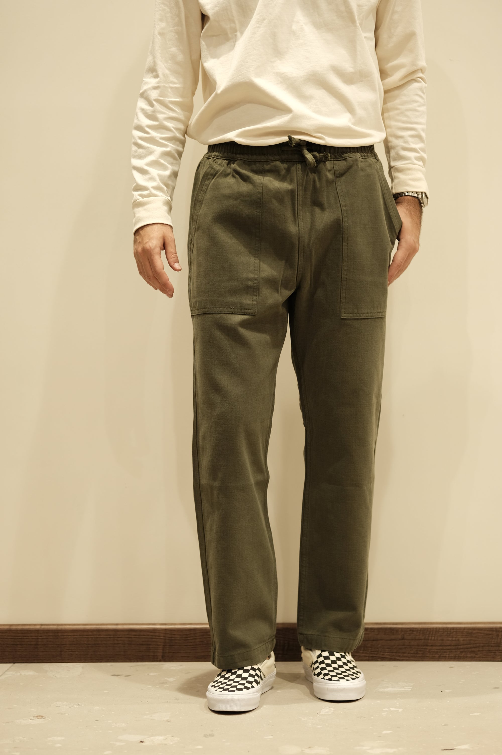 Service Works Moleskin Chef Pants Moss
